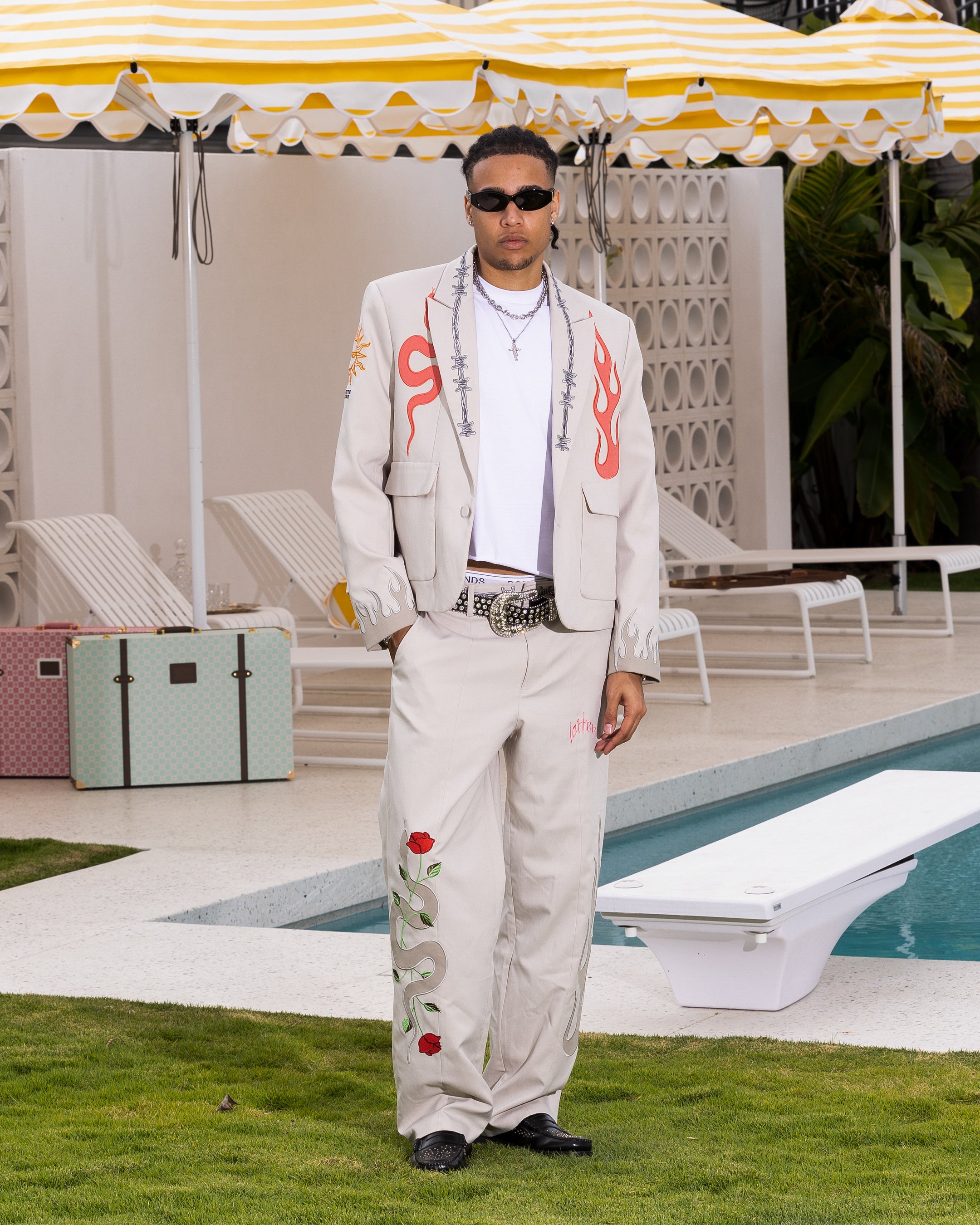 Loiter Western Blazer Jacket Off White、mySite、zt4zffjzw