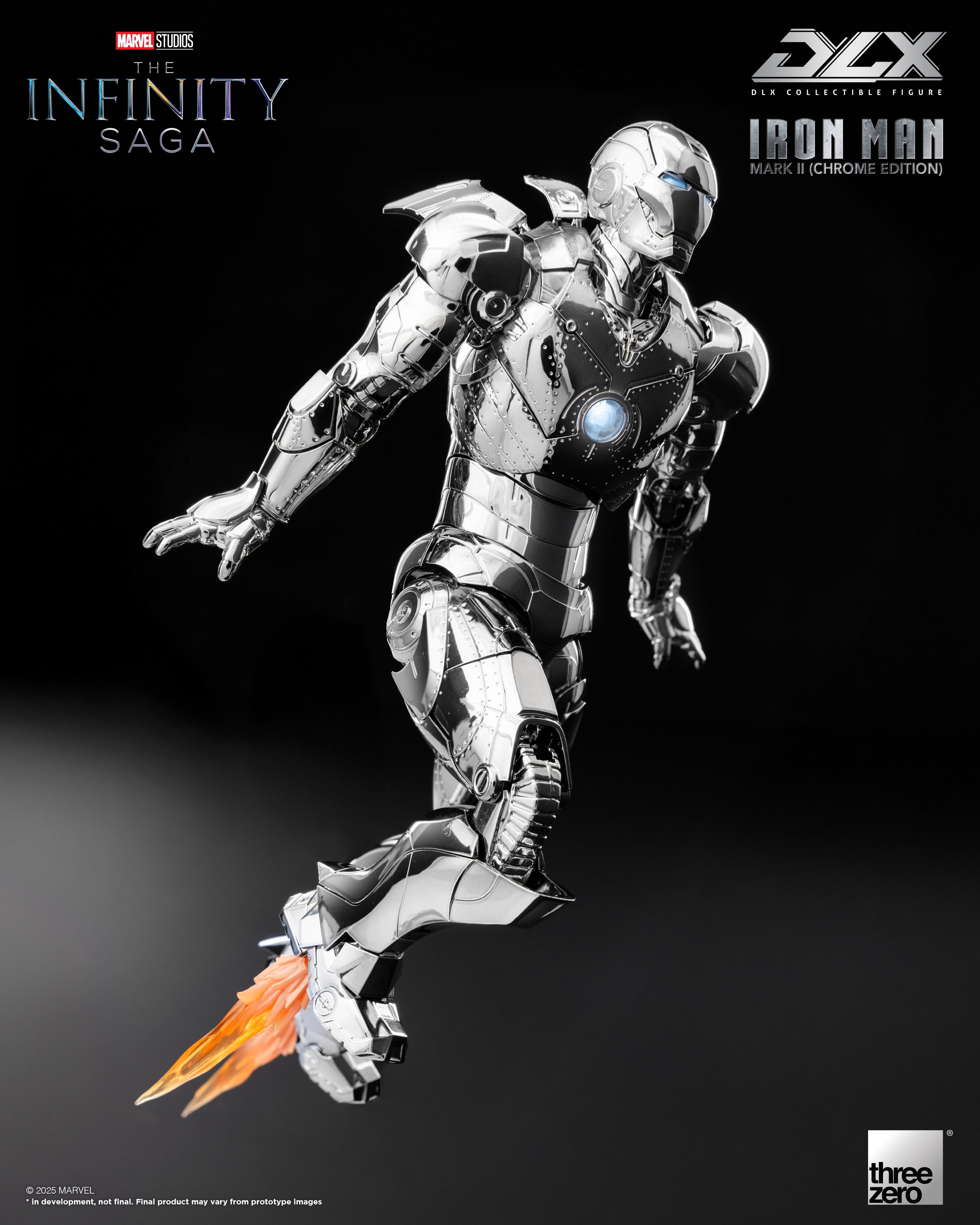 Threezero Marvel Studios: The Infinity Saga DLX Iron Man Mark 2 (Chrome Edition)、mySite、hgirdovlk