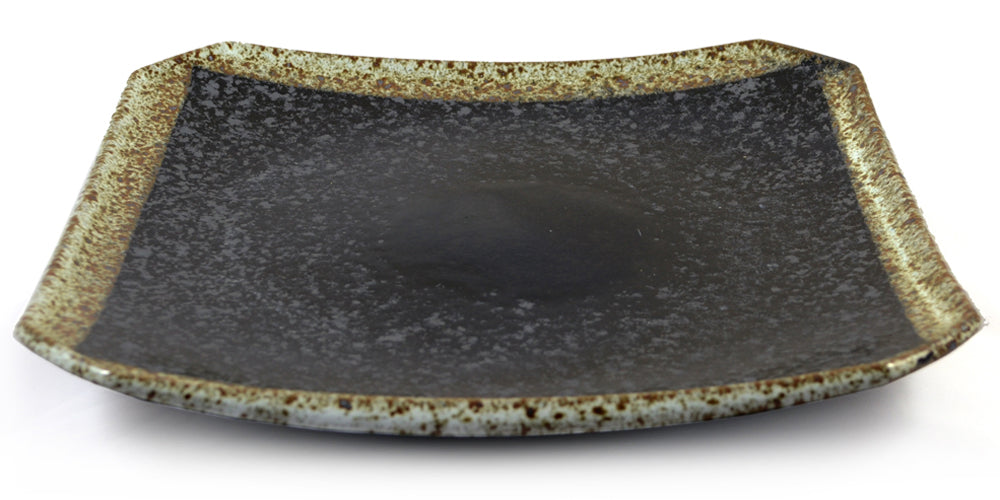 Black Speckle Glazed Japanese Stoneware Plate、mySite、topwebapps