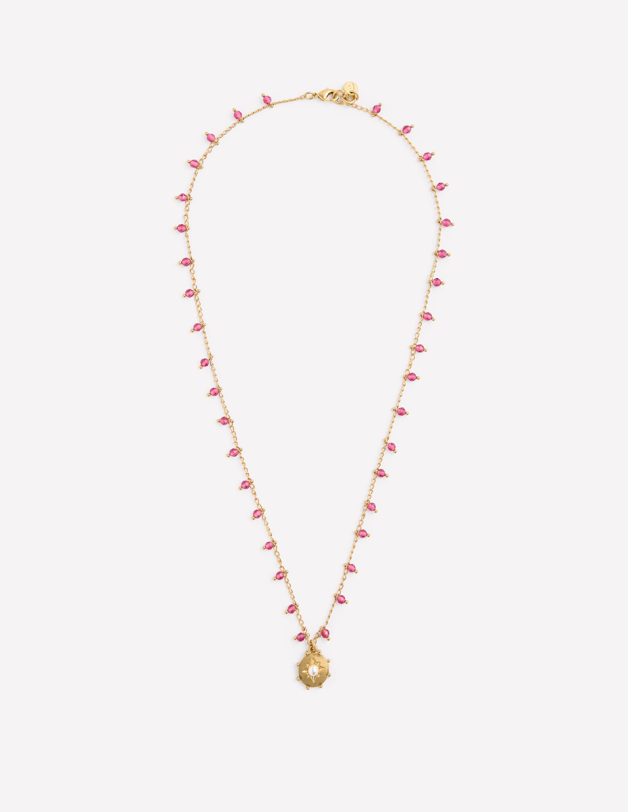  Layering Charm Necklace-Pink、mySite、ashleygrahame