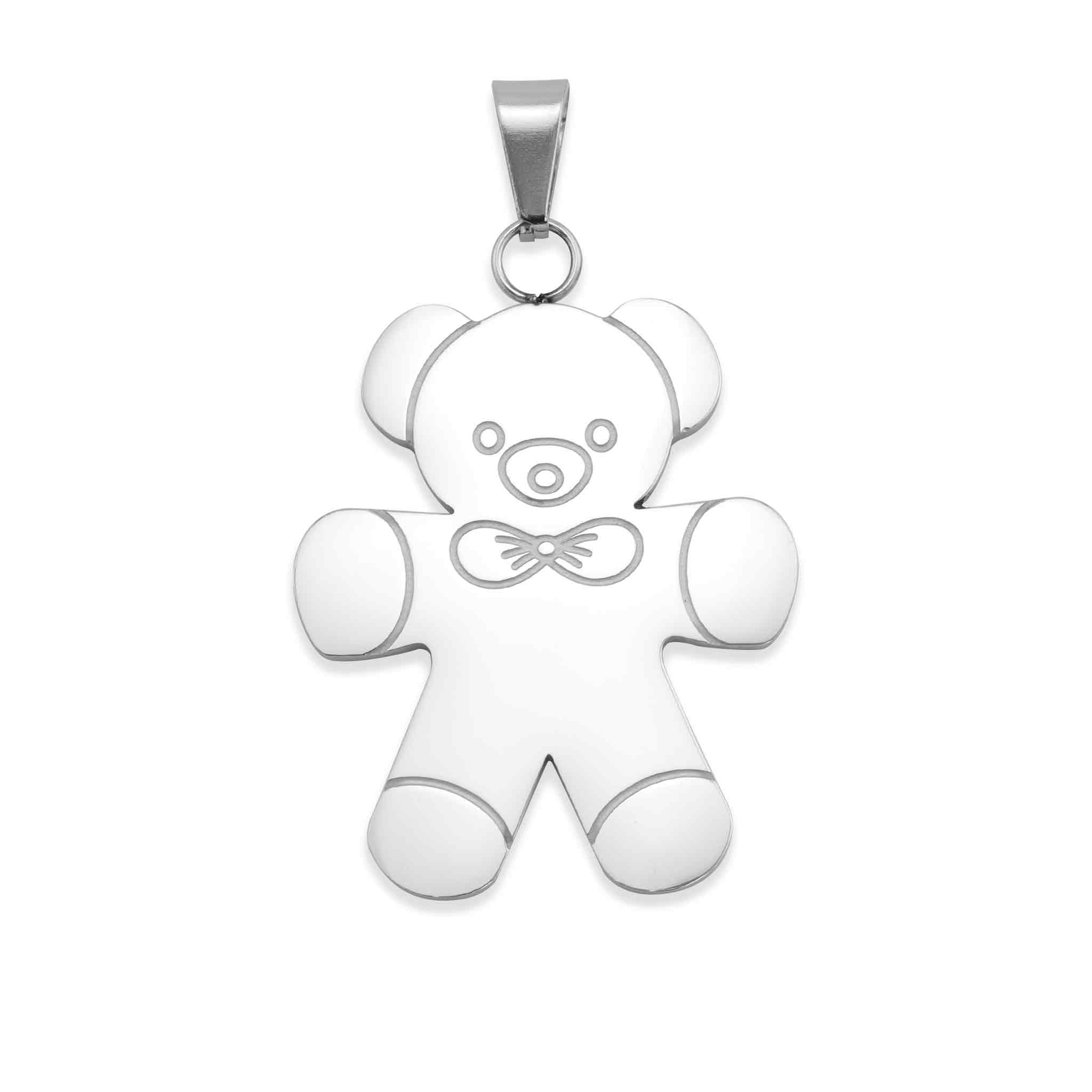 Stainless Steel Teddy Bear Pendant / SBB0106、mySite、dreamappss
