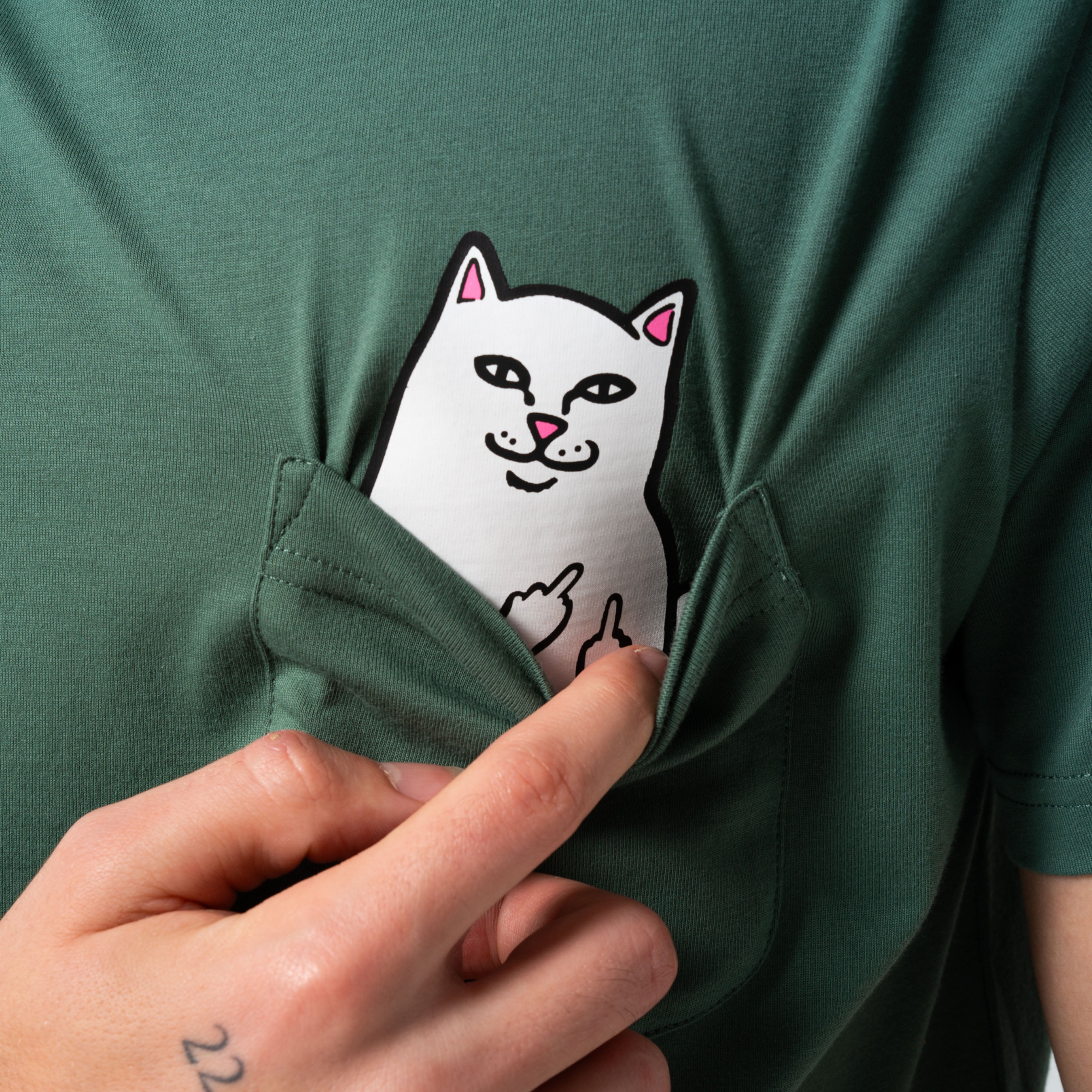  Lord Nermal Pocket Tee (Dark Olive)、mySite、merchandisen