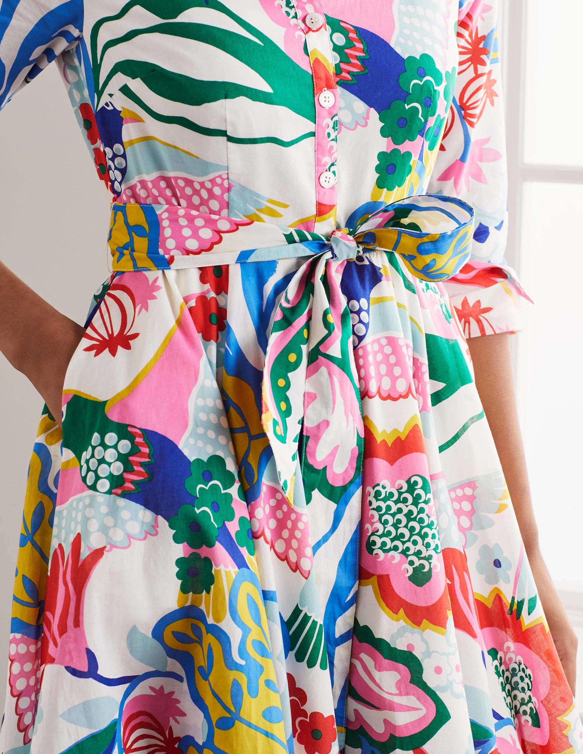  Kitty Midi Shirt Dress-Ivory, Exotic Escape、mySite、ashleygrahame