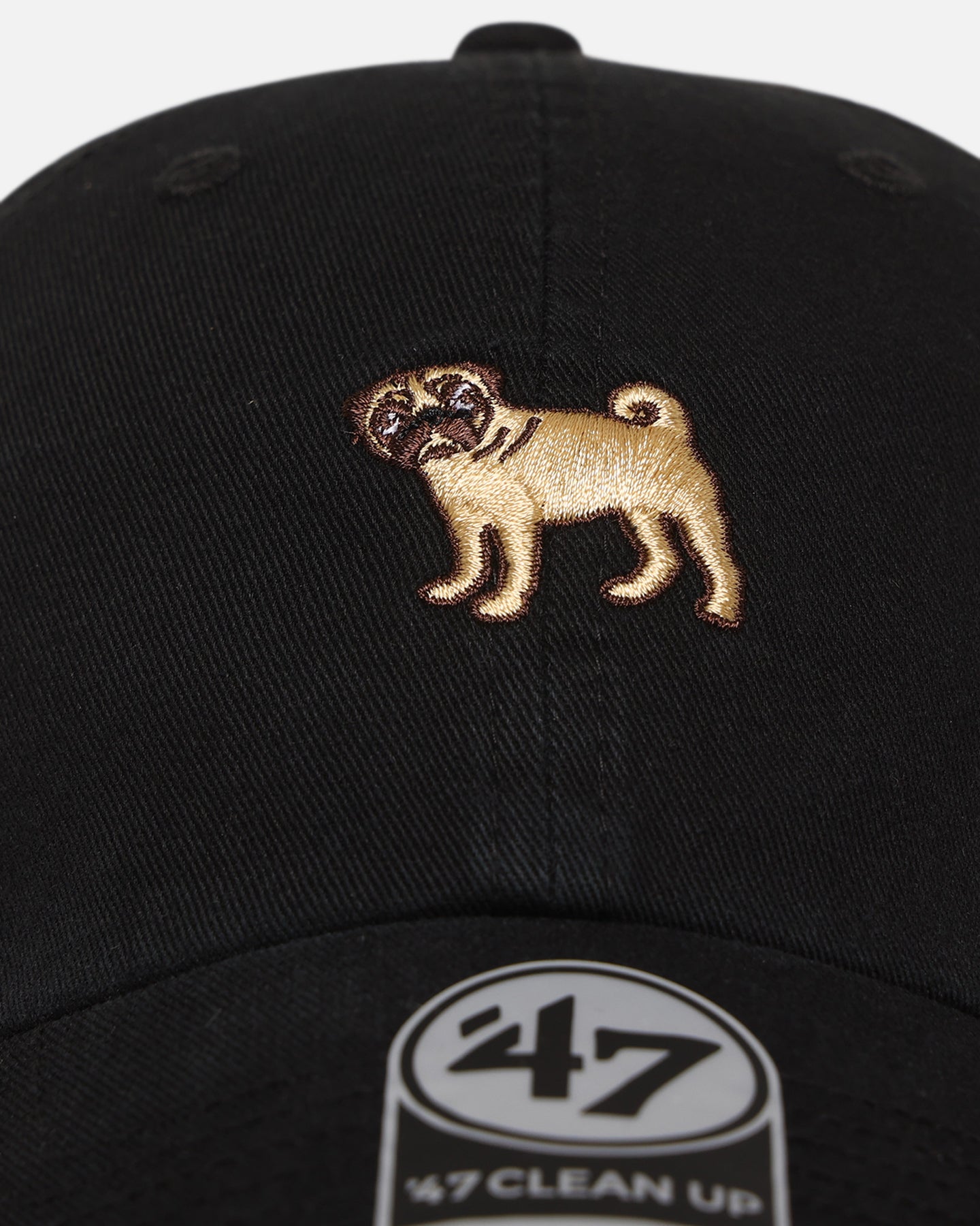 47 Brand Pug 'Dog Collection' 47 Clean Up Strapback Black、mySite、zt4zffjzw