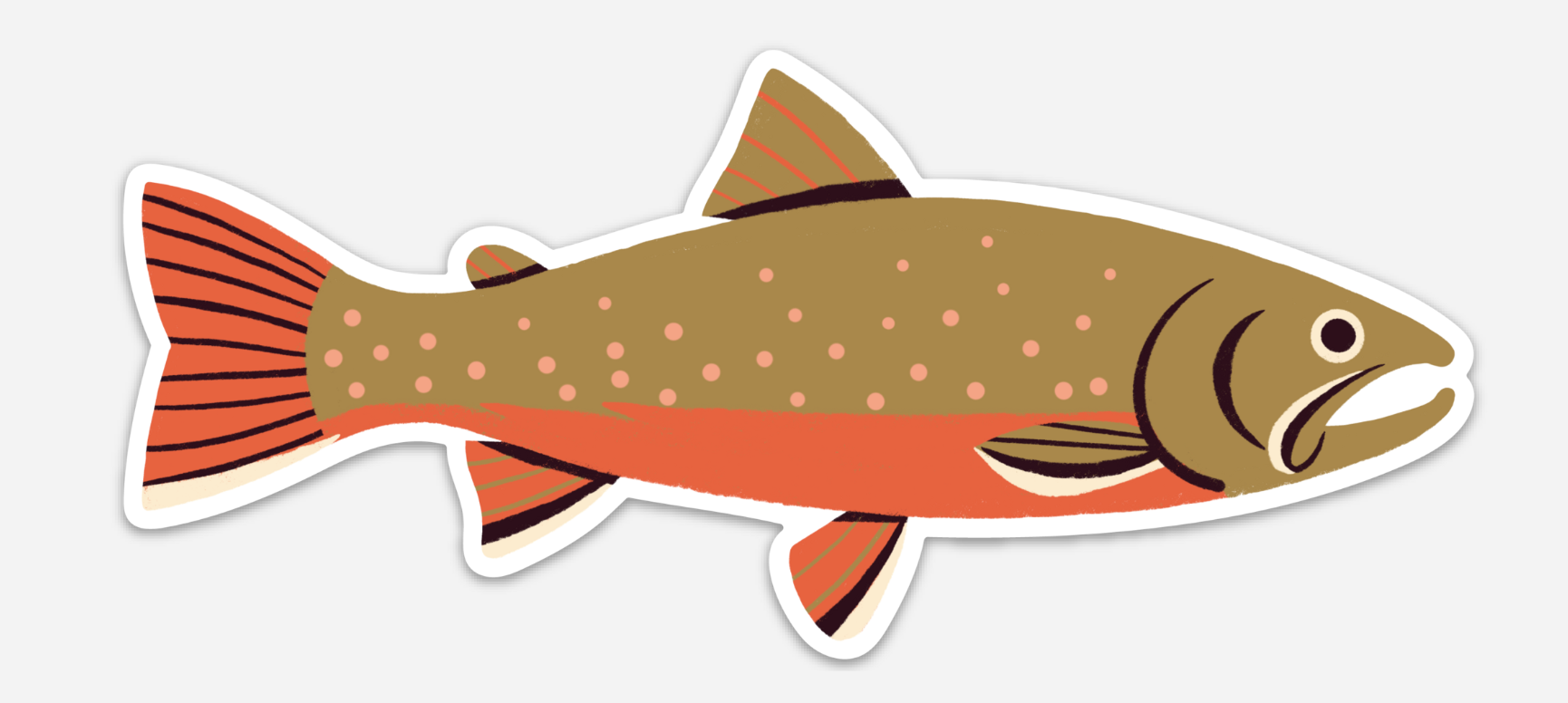 Native Trout Sticker、mySite、solidvoid