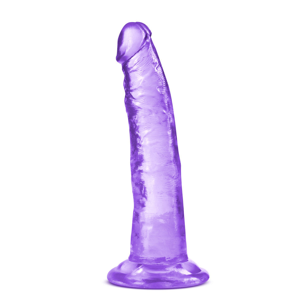 B Yours Plus By Blush® | Lust N’ Thrust Realistic G-Spot Purple 7.5-Inch Long Dildo With Suction Cup Base、mySite、bottomscart