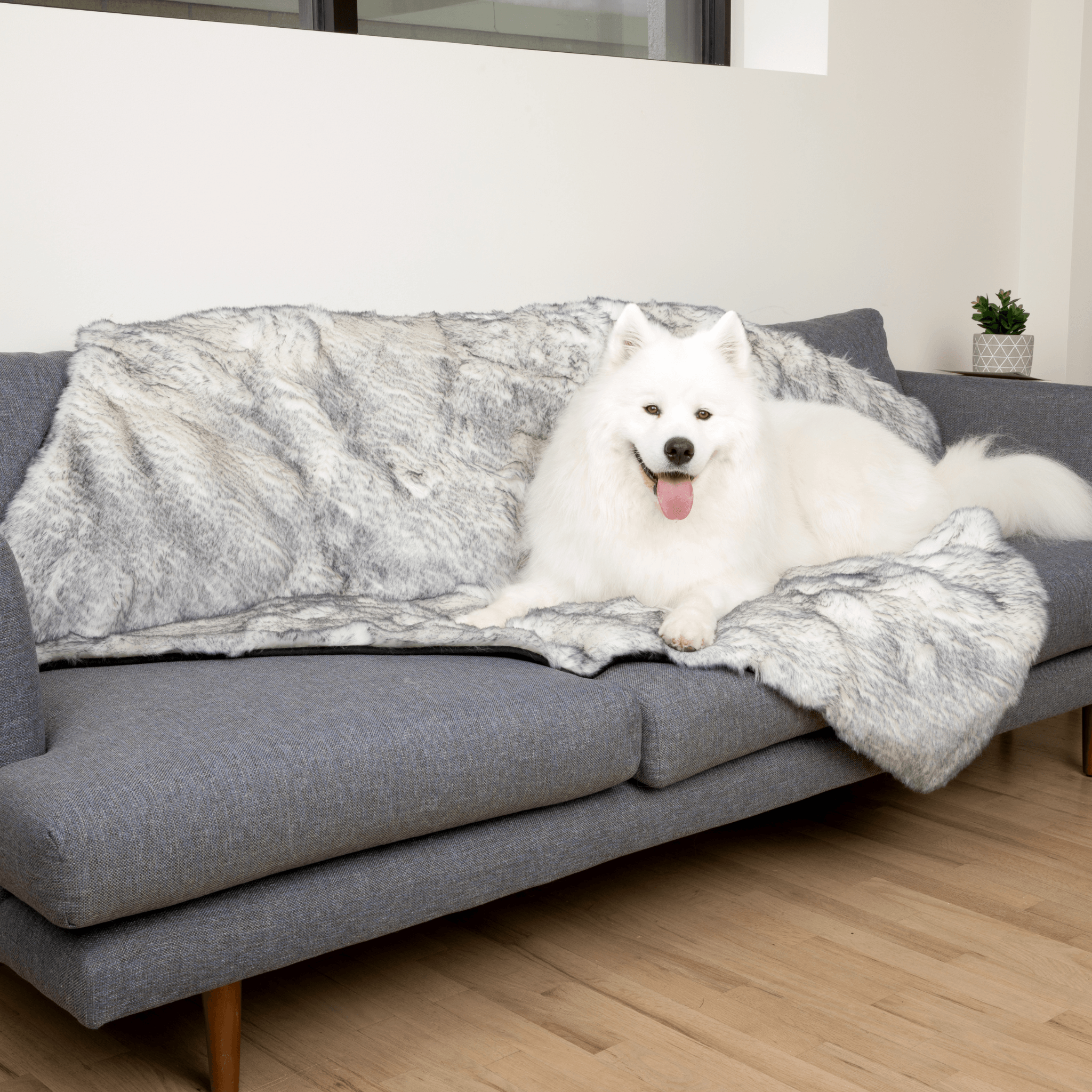 PupProtector™ Luxe Waterproof Faux Fur Blanket - Ultra Plush Arctic Fox、mySite、solidvoid