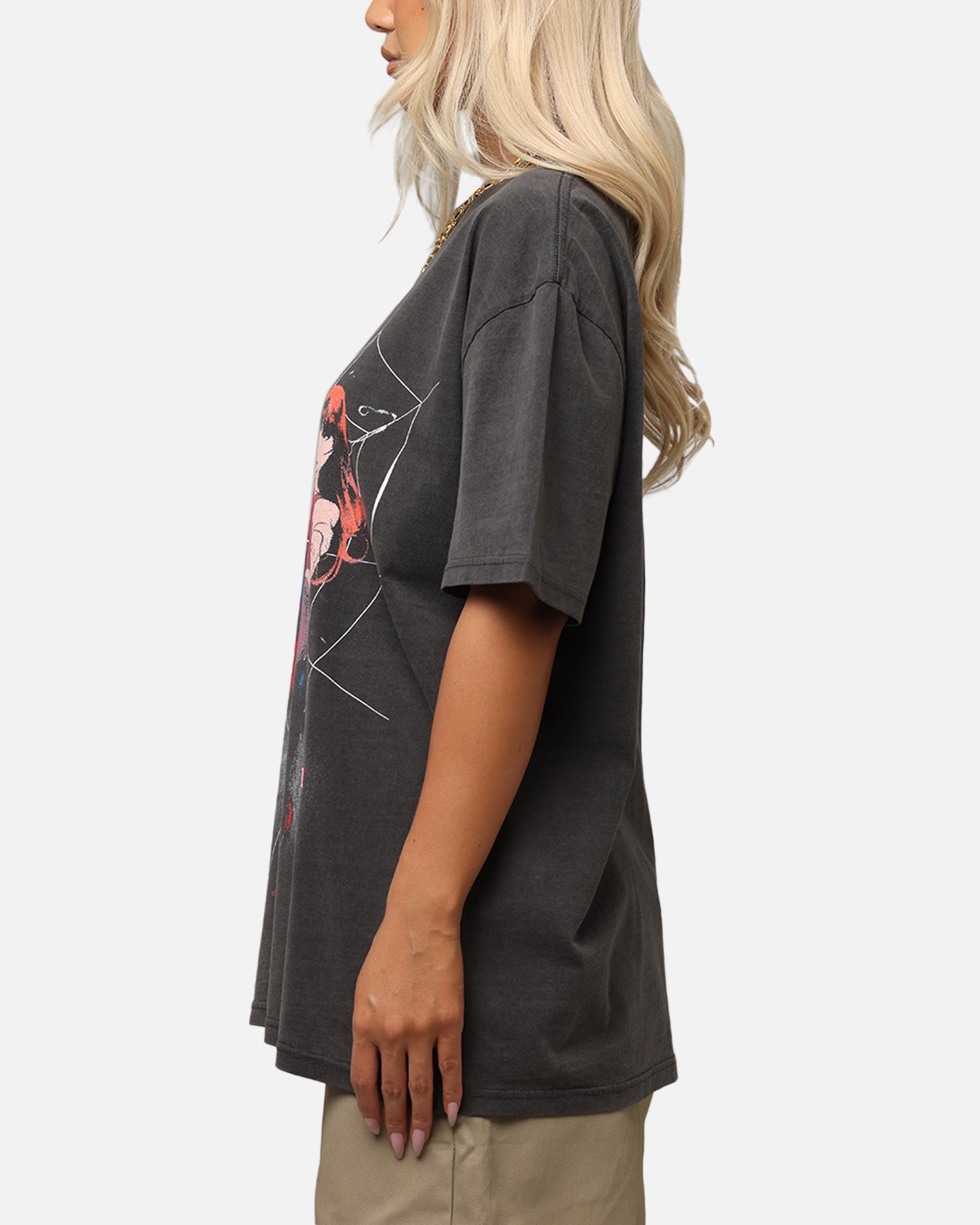 Goat Crew Marvel’s Spider-Man Peter Parker & MJ Heavy T-Shirt Black Wash、mySite、zt4zffjzw