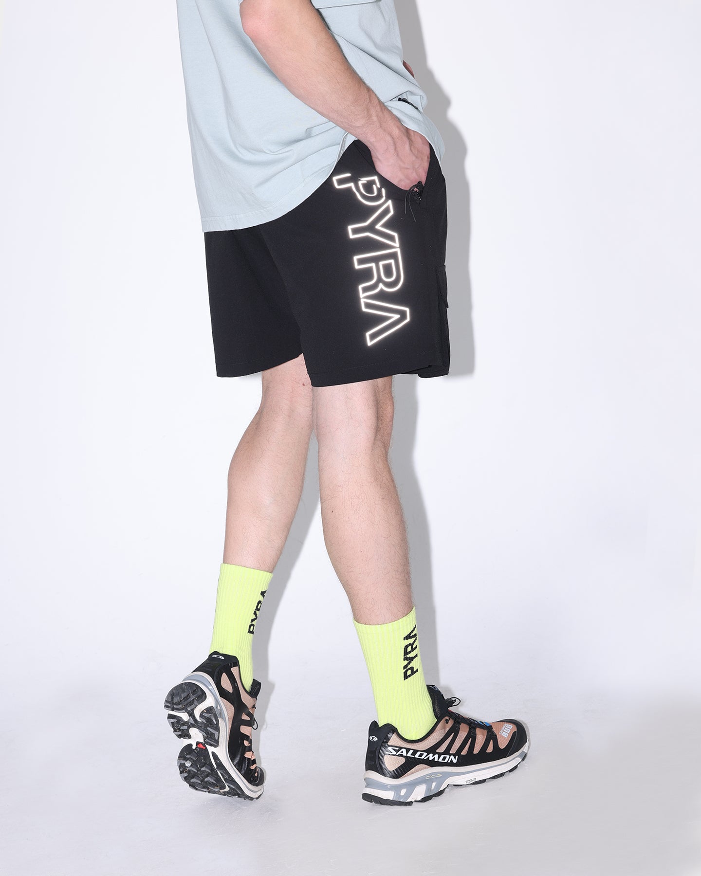 PYRA Flex Cargo Shorts Black、mySite、zt4zffjzw