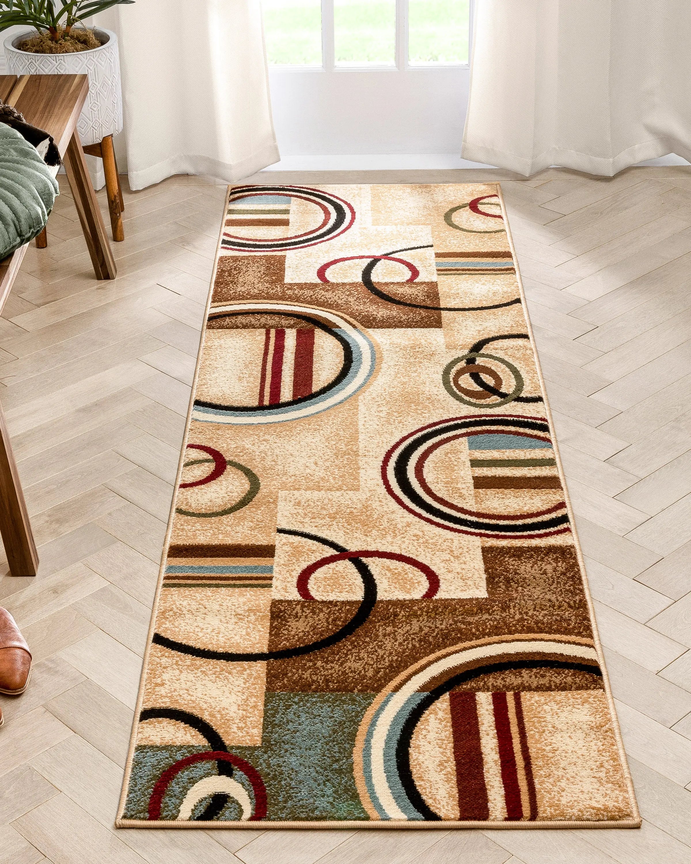 Arcs & Shapes Ivory Modern Rug、mySite、gigharbornorthrealestate