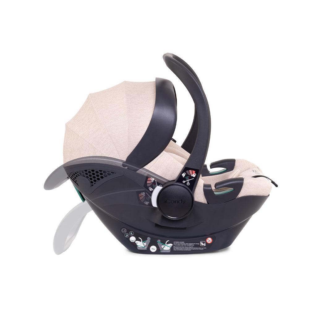  iCandy Cocoon Infant Car Seat + Base - Latte、mySite、merchandisen