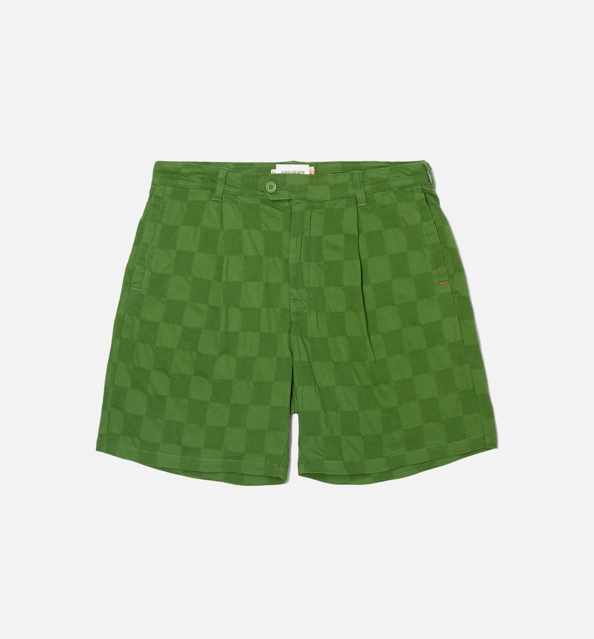 Jazz Checkered Short Mens Shorts - Green、mySite、dreamappss