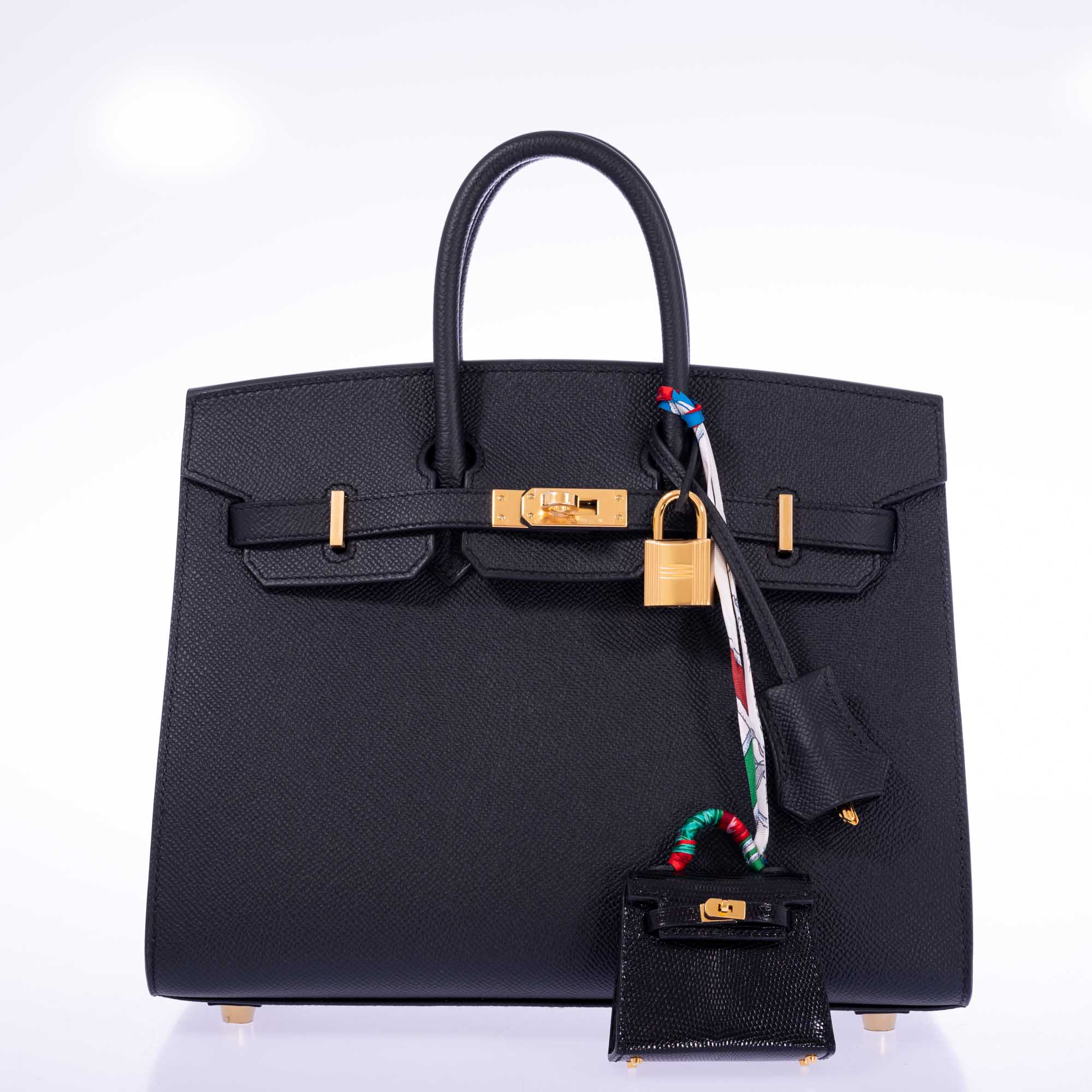 Hermès Birkin 25 Sellier Black Epsom Gold Hardware、mySite、garminoutage.com