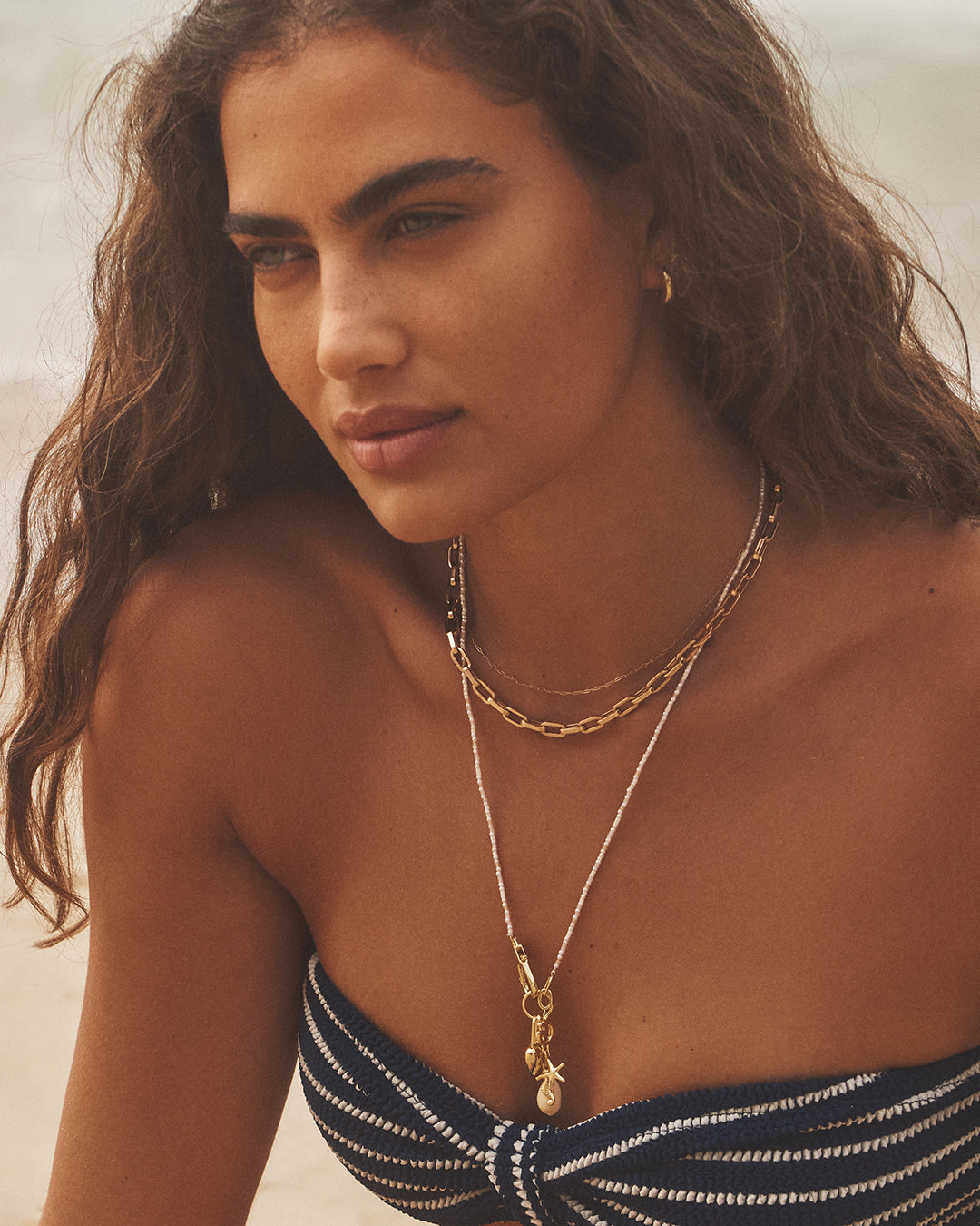 Ocean Cluster Charm Necklace、mySite、hinf8tx79