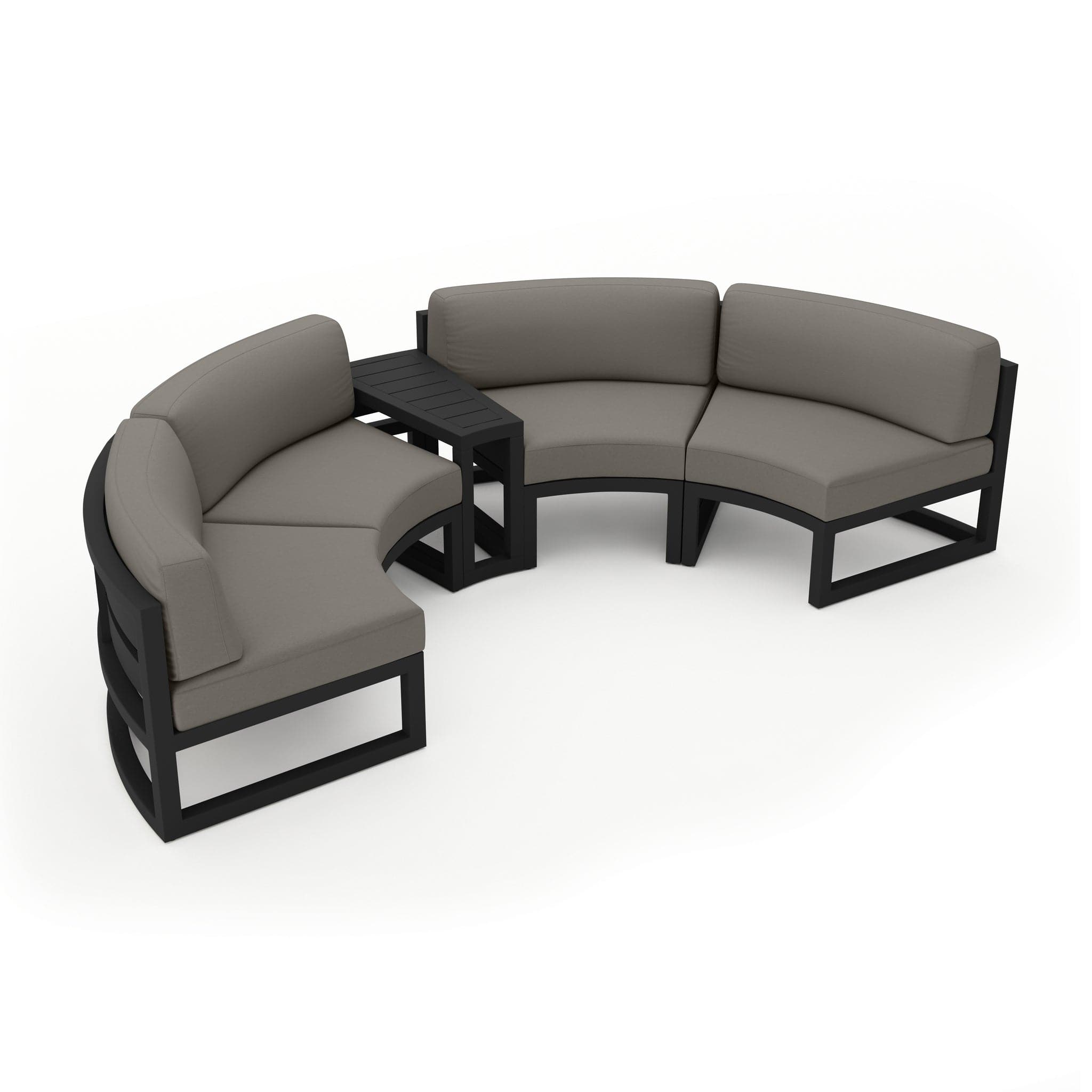 Avion 3 Piece Curve Sectional Set、mySite、neckold