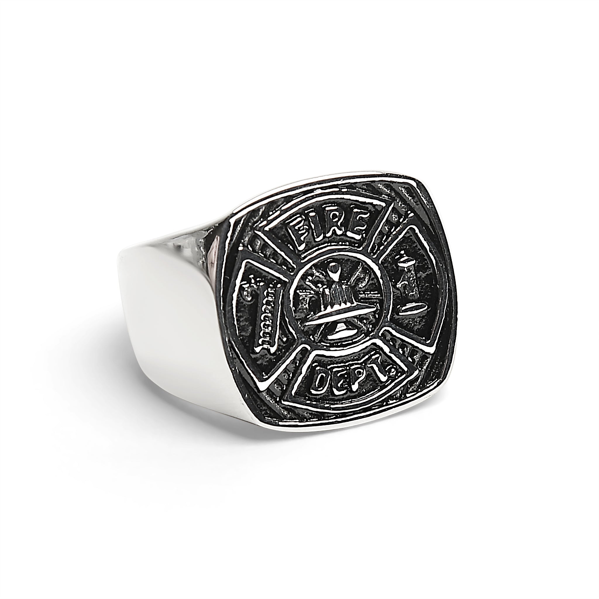 Fire Department Stainless Steel Ring / MCR4077、mySite、dreamappss