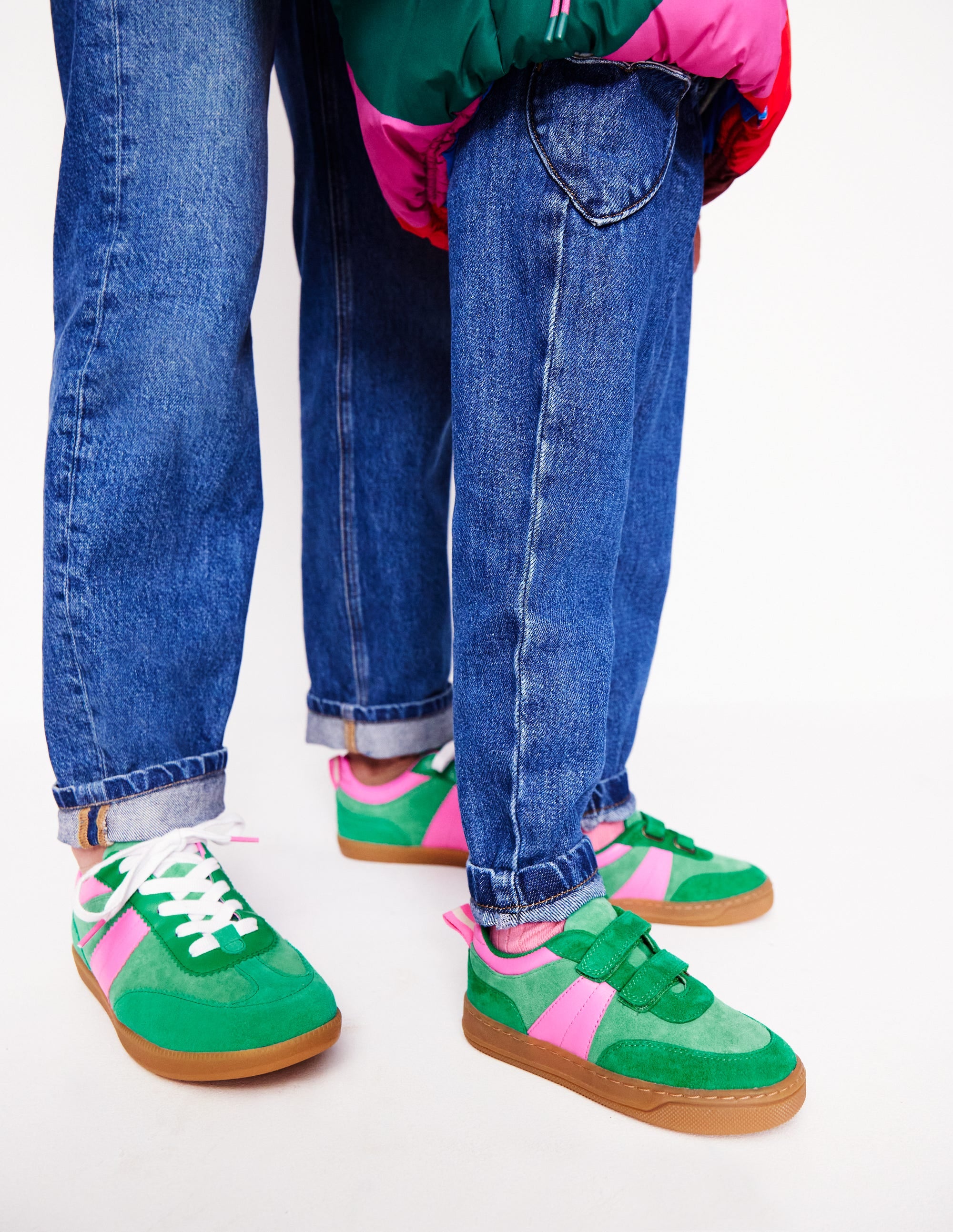  Mini Erin Trainers-Green Colourblock、mySite、ashleygrahame