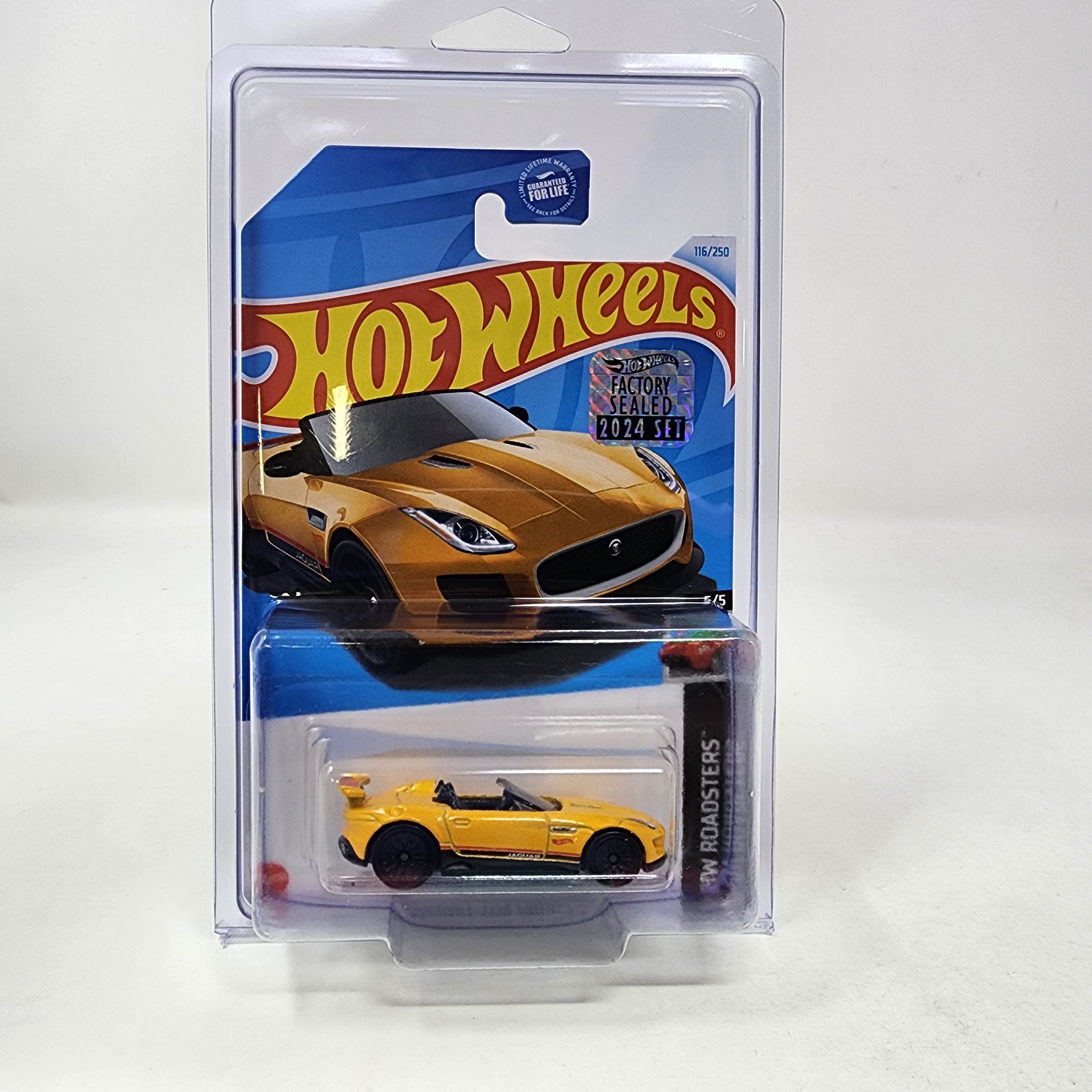 '15 Jaguar F-Type Project 7 * Yellow Dollar General * 2024 Hot Wheels Basic w/ Factory Holo、mySite、hgirdovlk