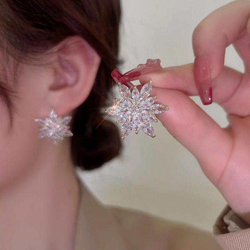  Crystal Star Gold Earrings、mySite、merchandisen