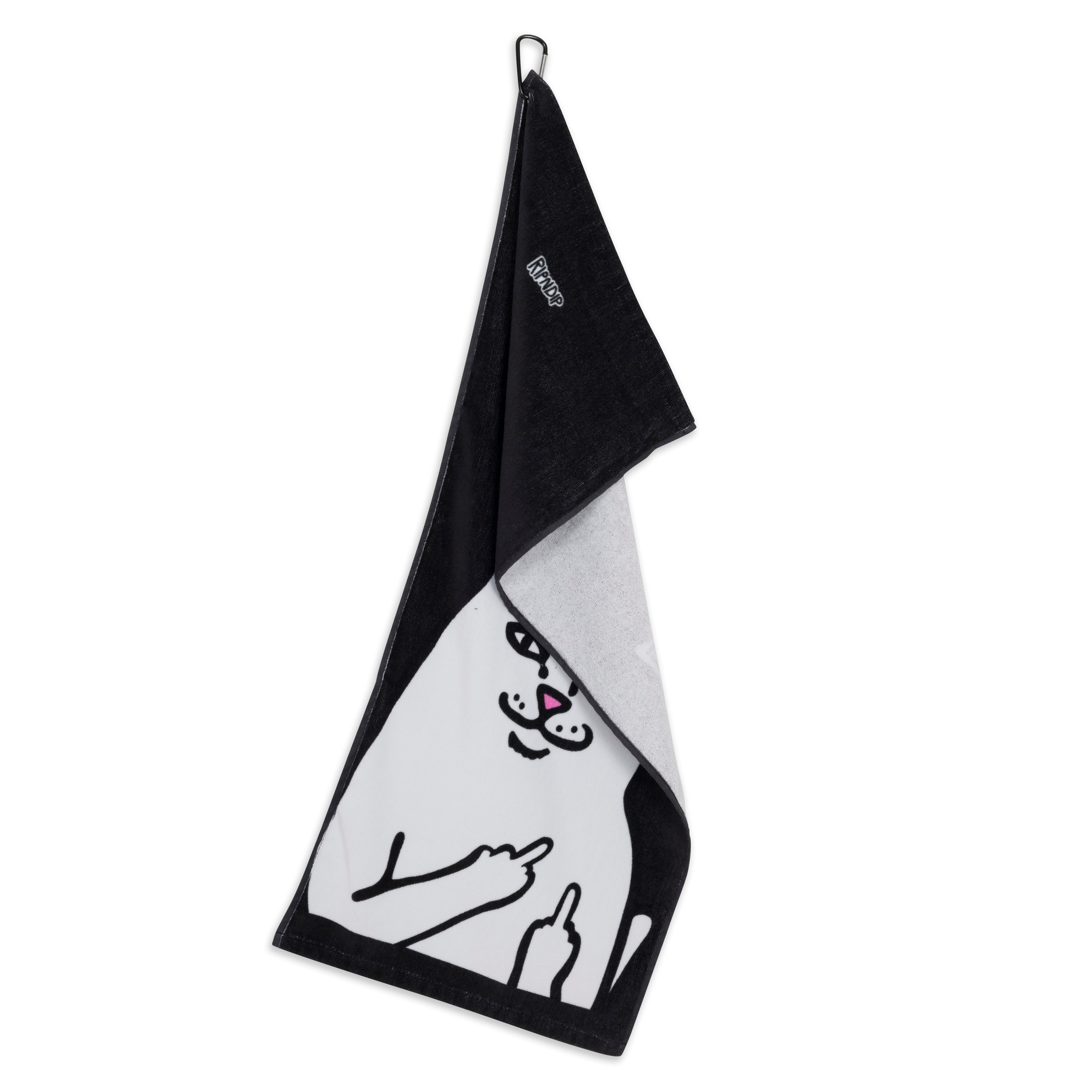  Lord Nermal Golf Towel (Black)、mySite、merchandisen