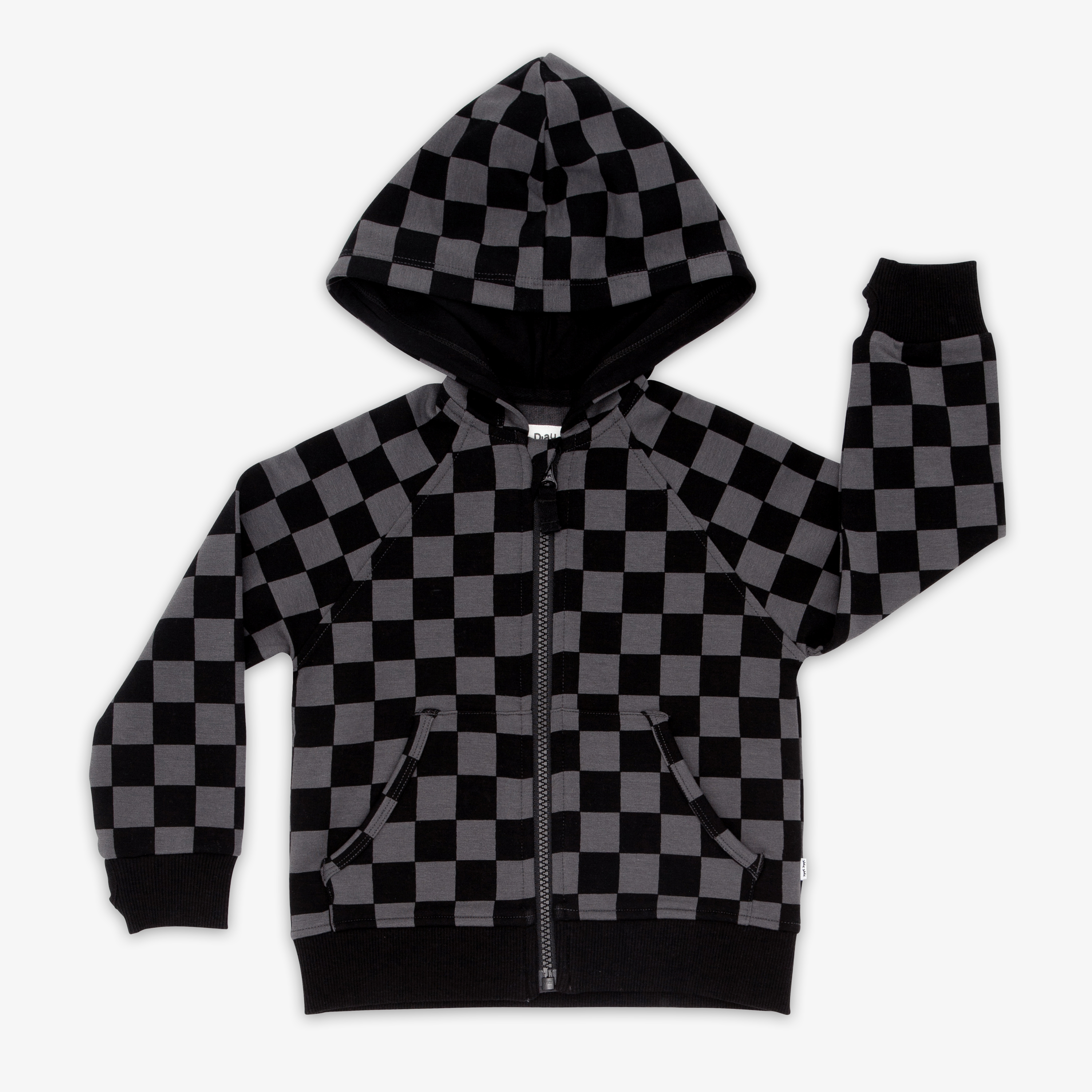  Monochrome Checks Zip Hoodie、mySite、layawaytickets
