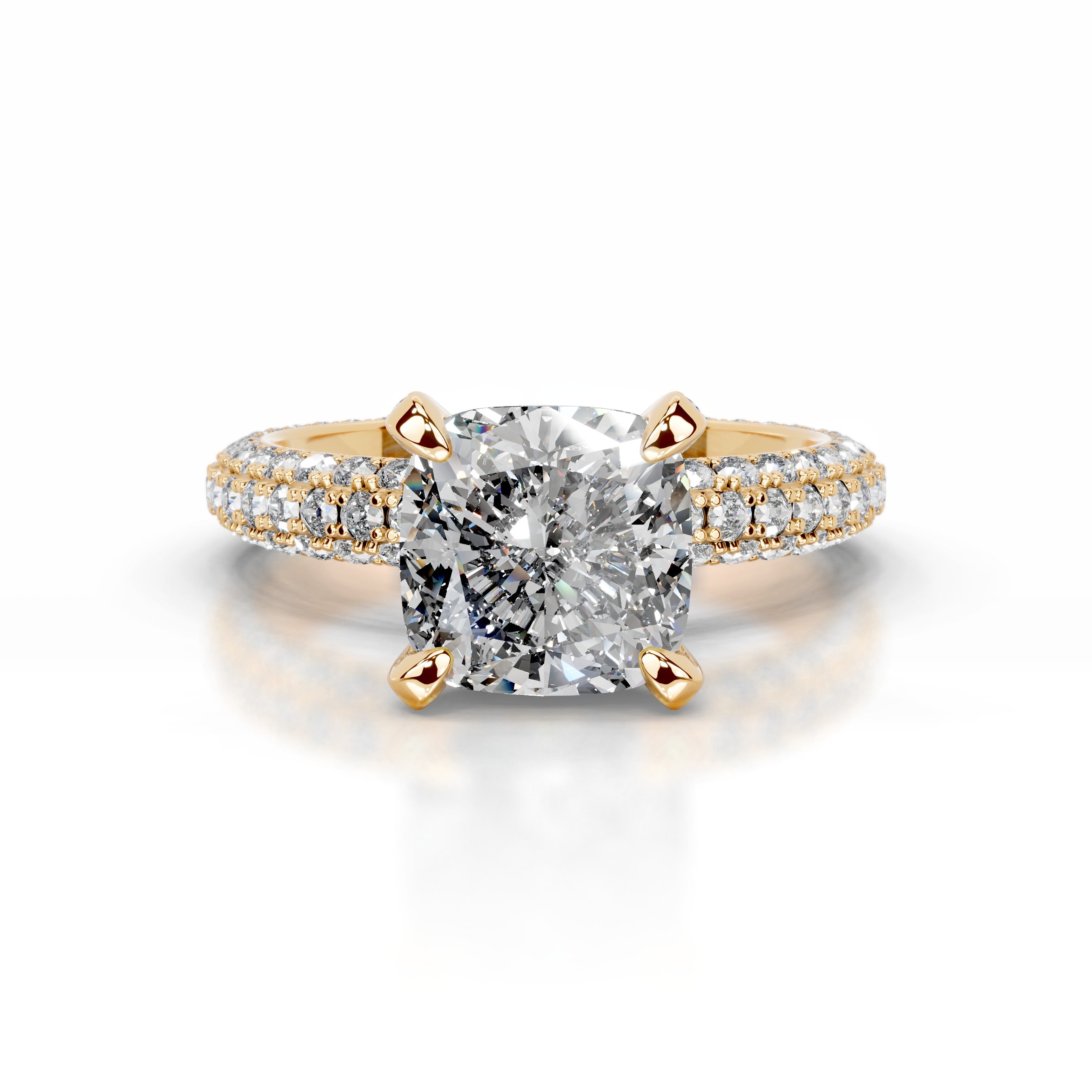 Milly Diamond Engagement Ring - 18K Yellow Gold、mySite、hinf8tx79