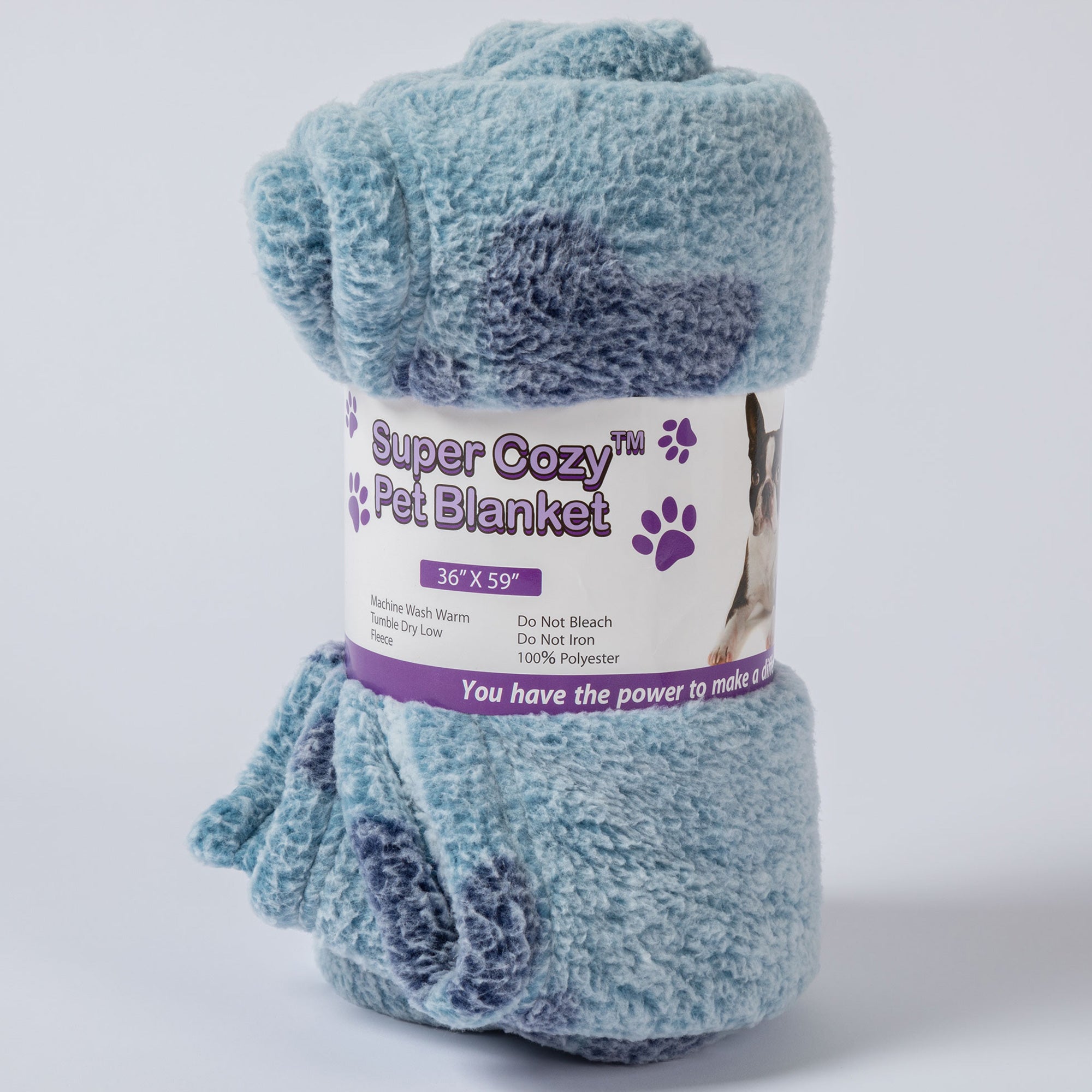 Paws I Love You Plush Sherpa Fleece Pet Blanket、mySite、camillekostekn