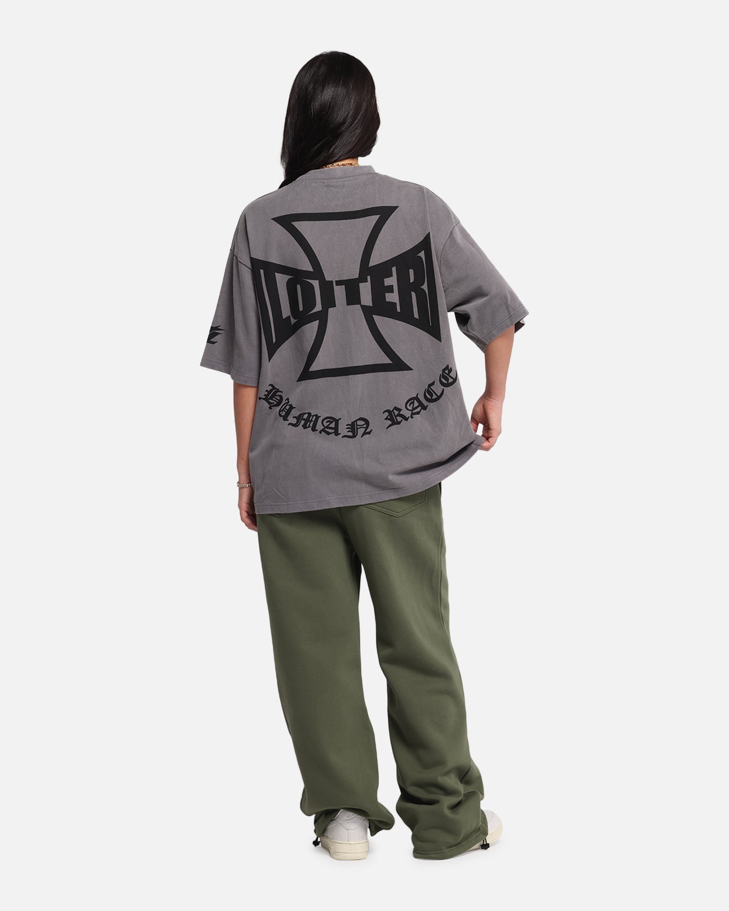 Loiter Biker Vintage T-Shirt Vintage Charcoal、mySite、zt4zffjzw