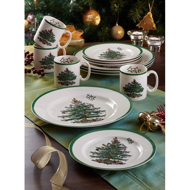 Spode Christmas Tree S/4 Soup Plates、mySite、g9winljtr