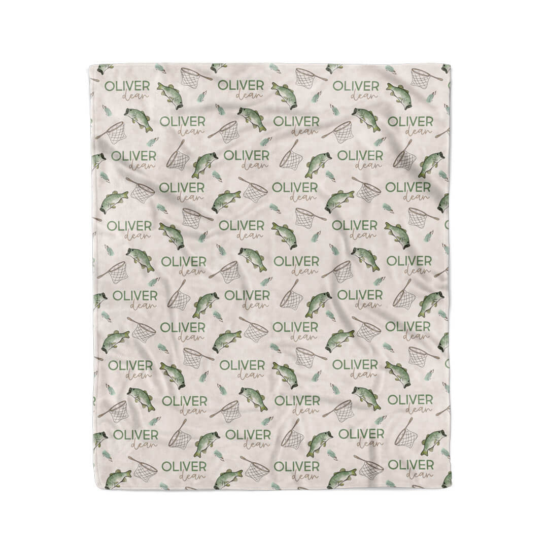  Bass Buddies Personalized Kids Blanket、mySite、layawaytickets