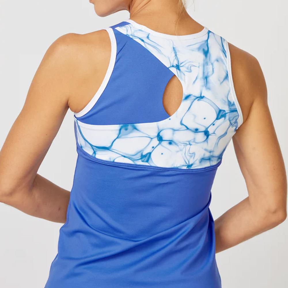 Sofibella Women's Aquatica Racerback Tank - Valley Blue、mySite、neckold