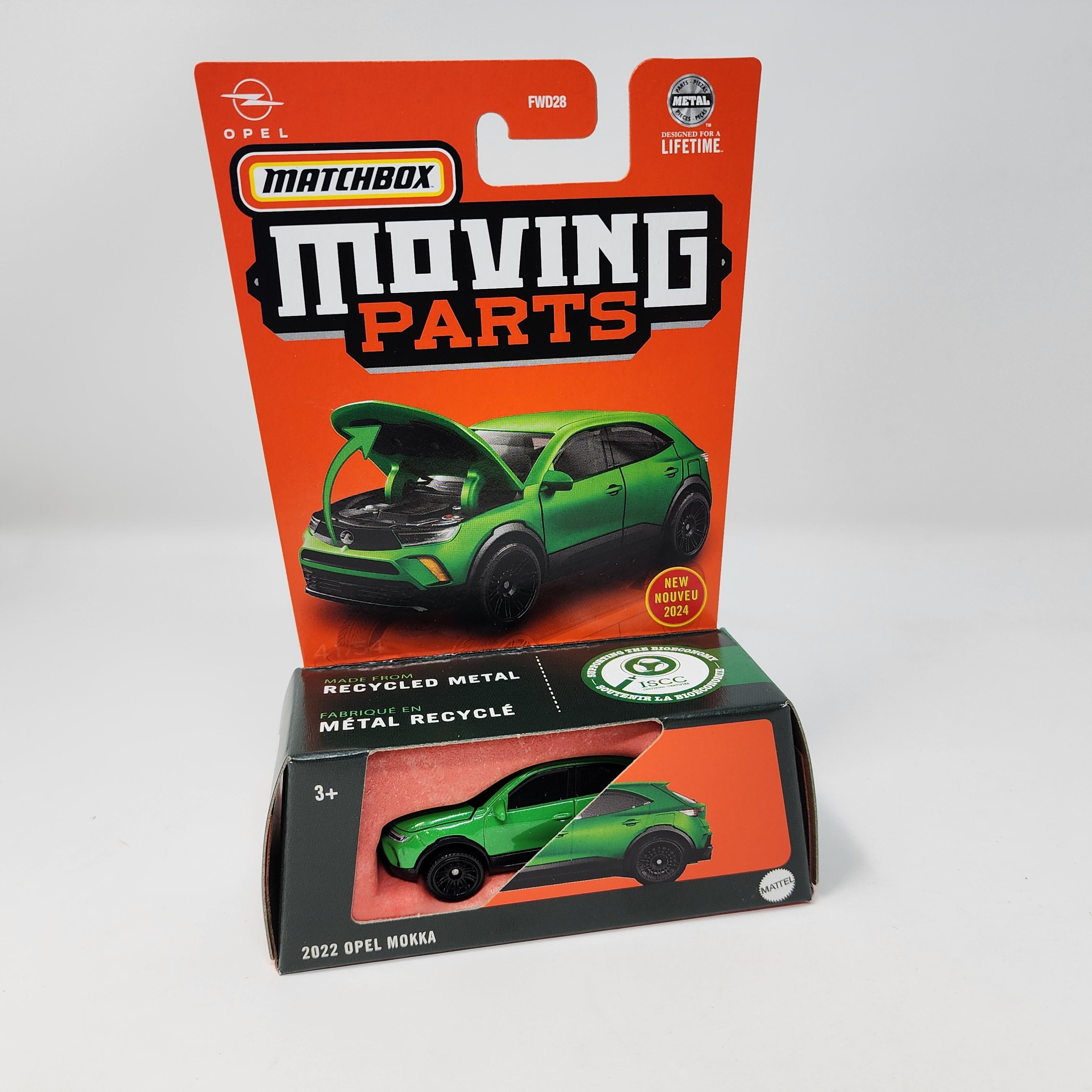 2022 OPEL Mokka * Green * 2024 Matchbox Moving Parts Case Q、mySite、hgirdovlk