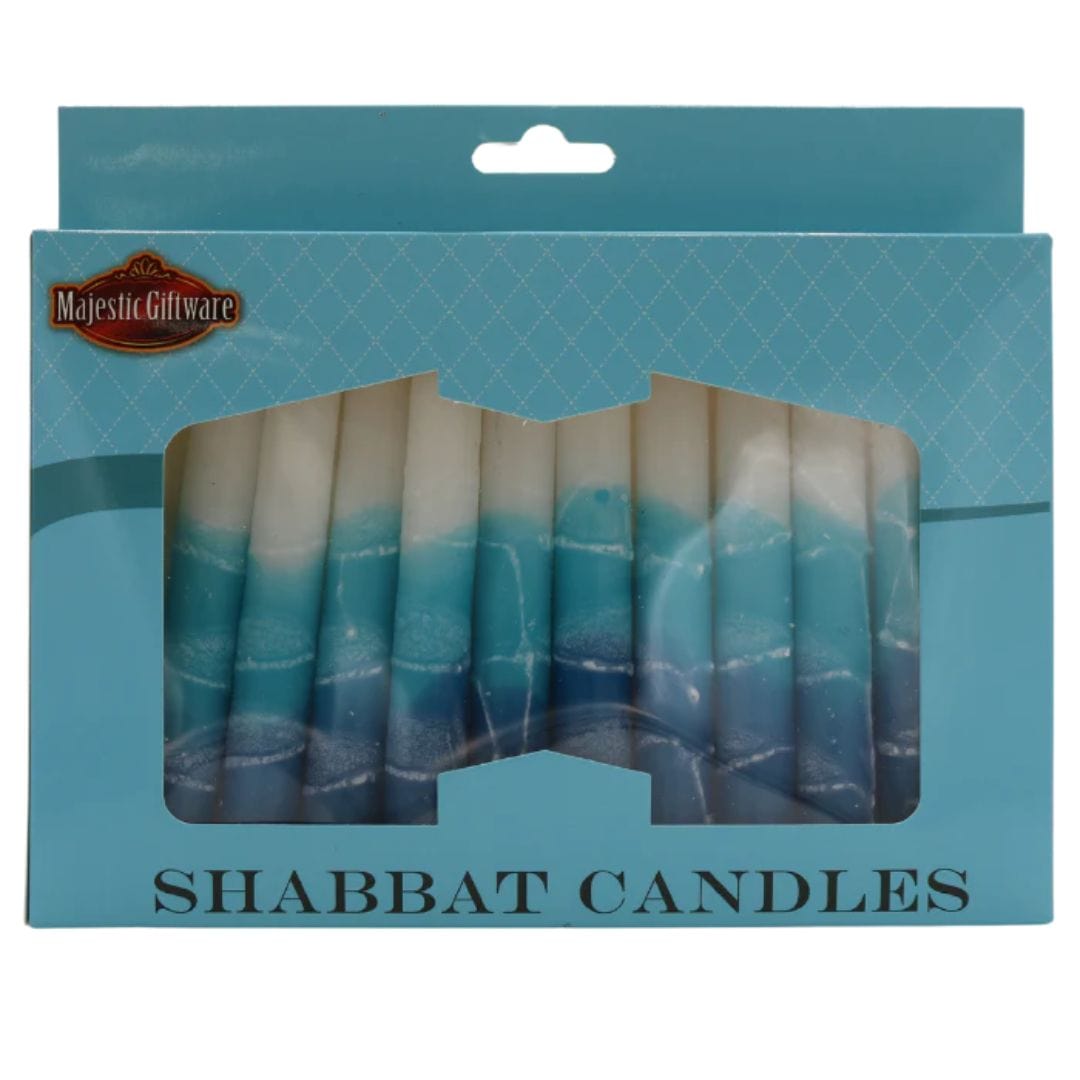 Ocean Waves Shabbat Candles - 12 Pack、mySite、topwebapps