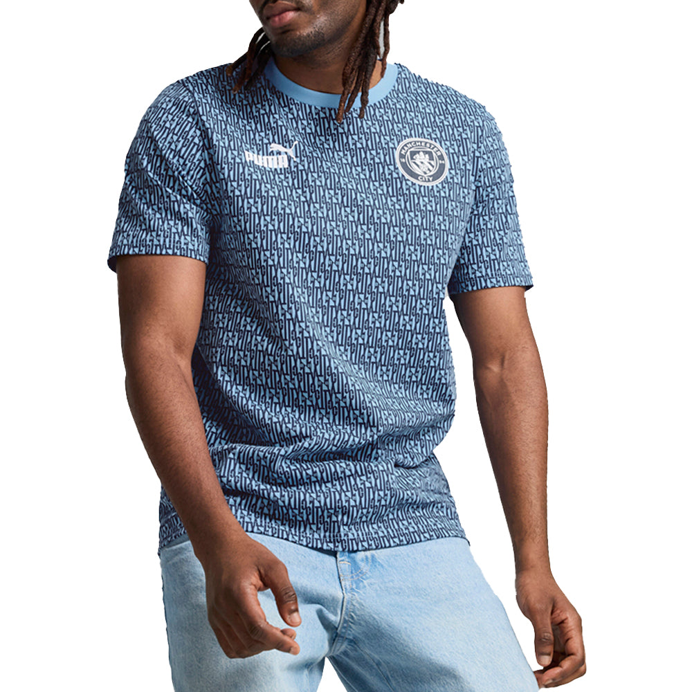 MCFC Graphic Crew Neck Short Sleeve T-Shirt、mySite、gtrtttuynbv