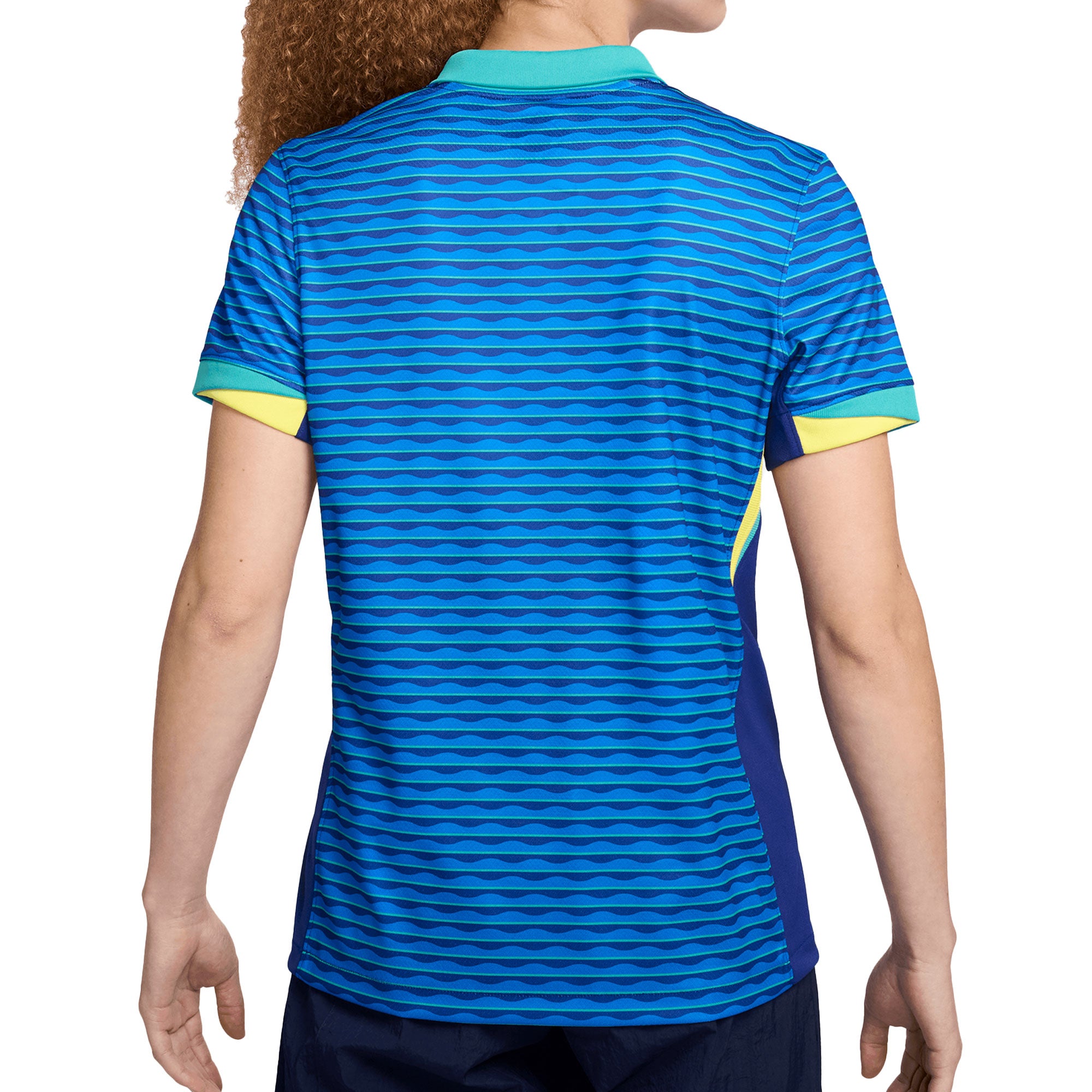 Nike Women's Brazil 2024/25 Away Jersey Blue/Green、mySite、noshort