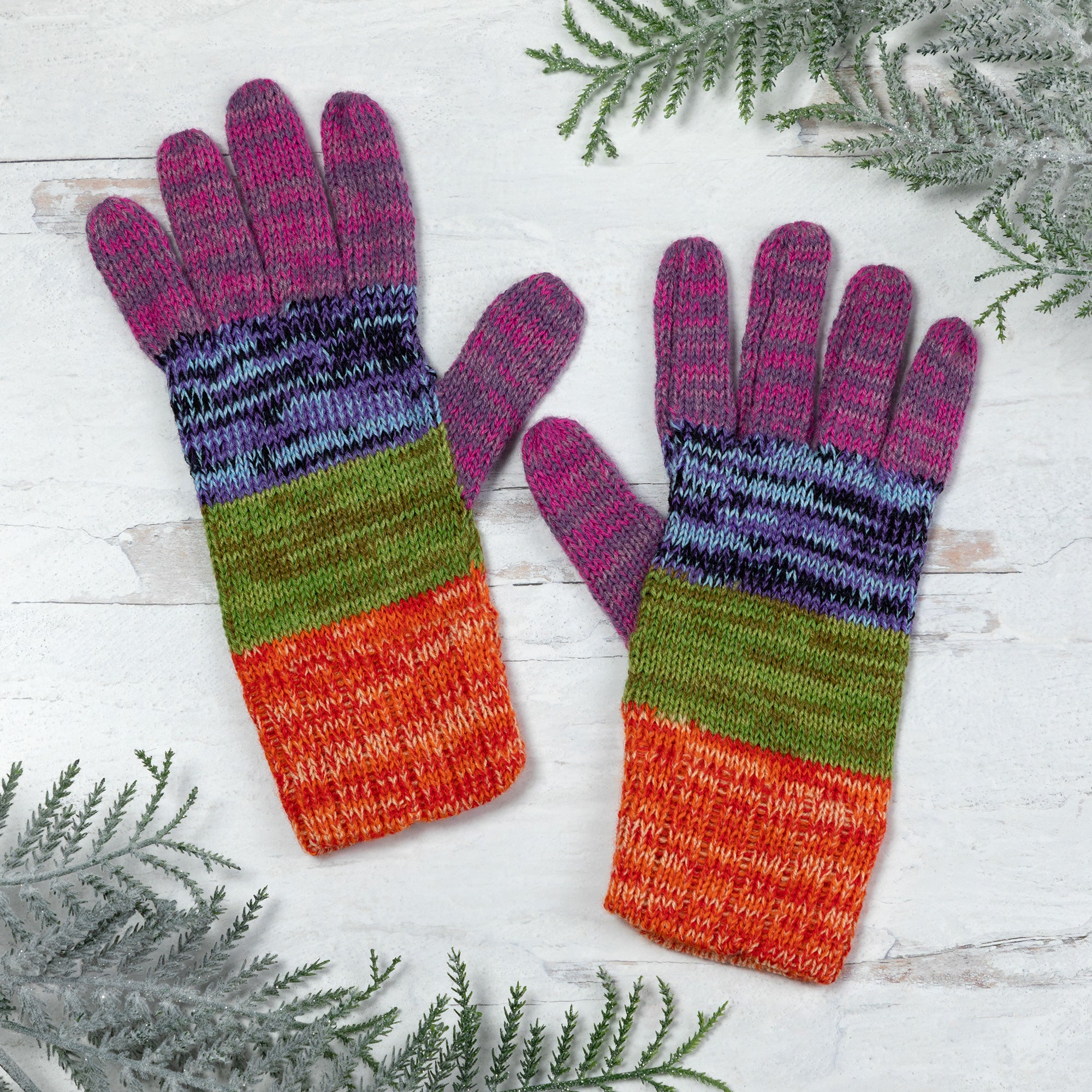 Colorful Alpaca Gloves、mySite、camillekostekn