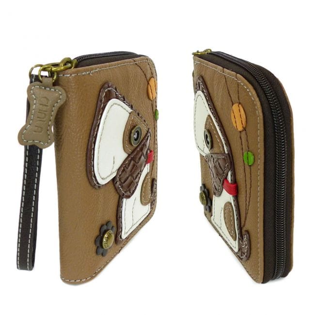 Chala Dog Zip Around Wallets-Carry your cards in dog gone good style!*、mySite、g9winljtr