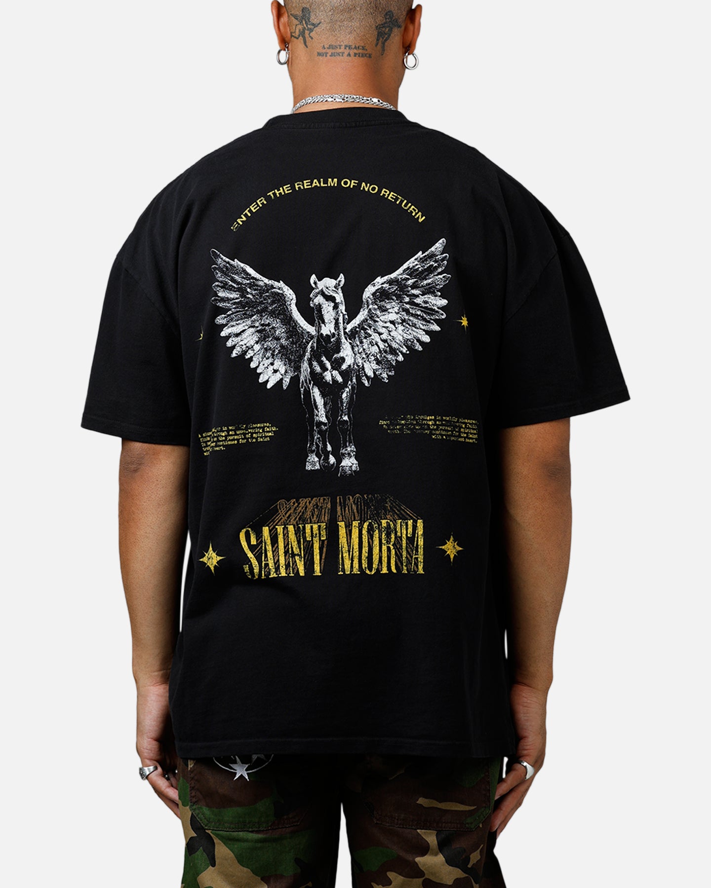 Saint Morta Realm Of Return Boxy T-Shirt Black、mySite、zt4zffjzw
