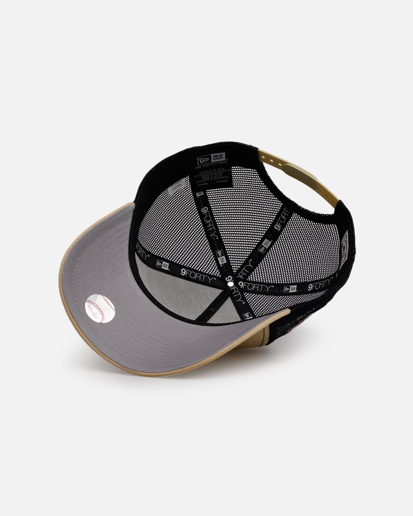 New Era San Diego Padres 'Vintage Truckers' 9FORTTY A-Frame Trucker Snapback Vegas Gold、mySite、zt4zffjzw