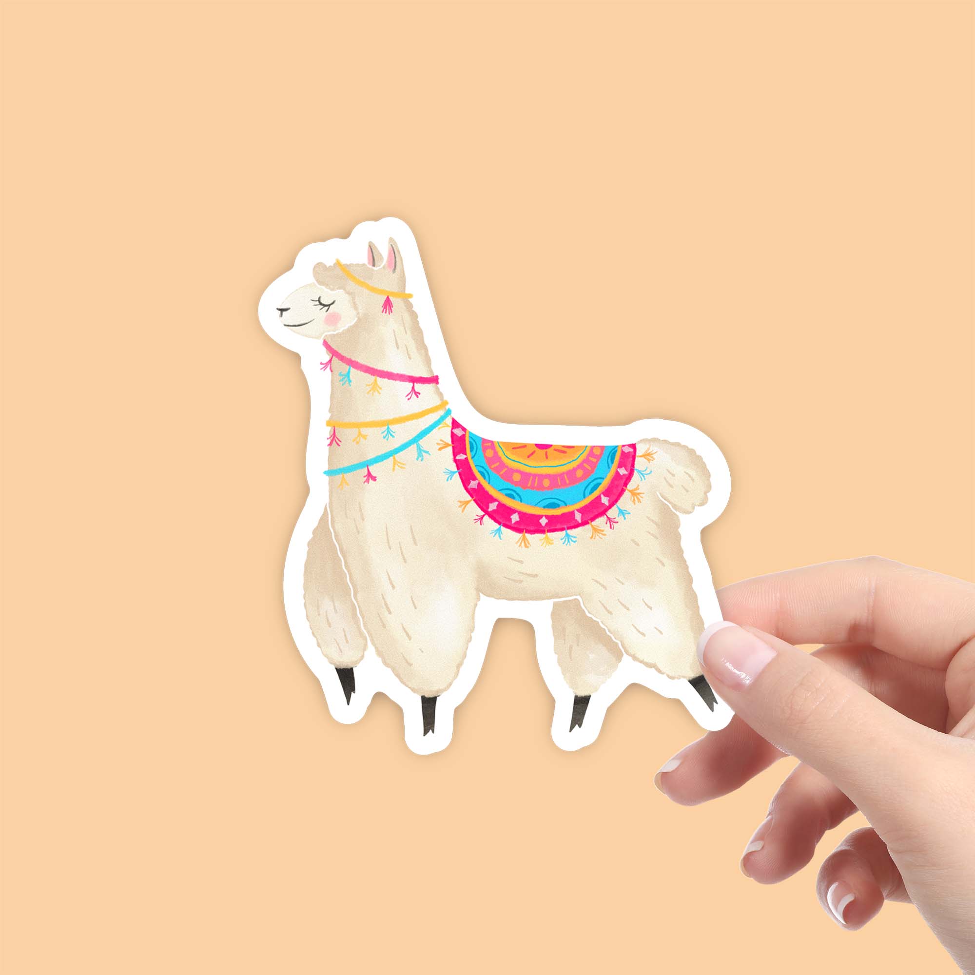  Cute Llama Sticker、mySite、elrpsem3k