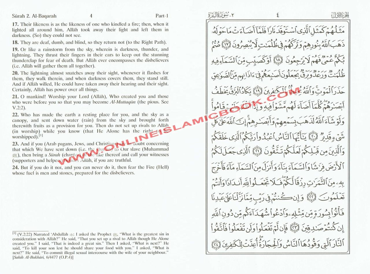Noble Qur'an with Full Page Arabic/English,Medium Size (8.7 x 6.0 x 1.7 inches)(Hardcover)、mySite、topwebapps