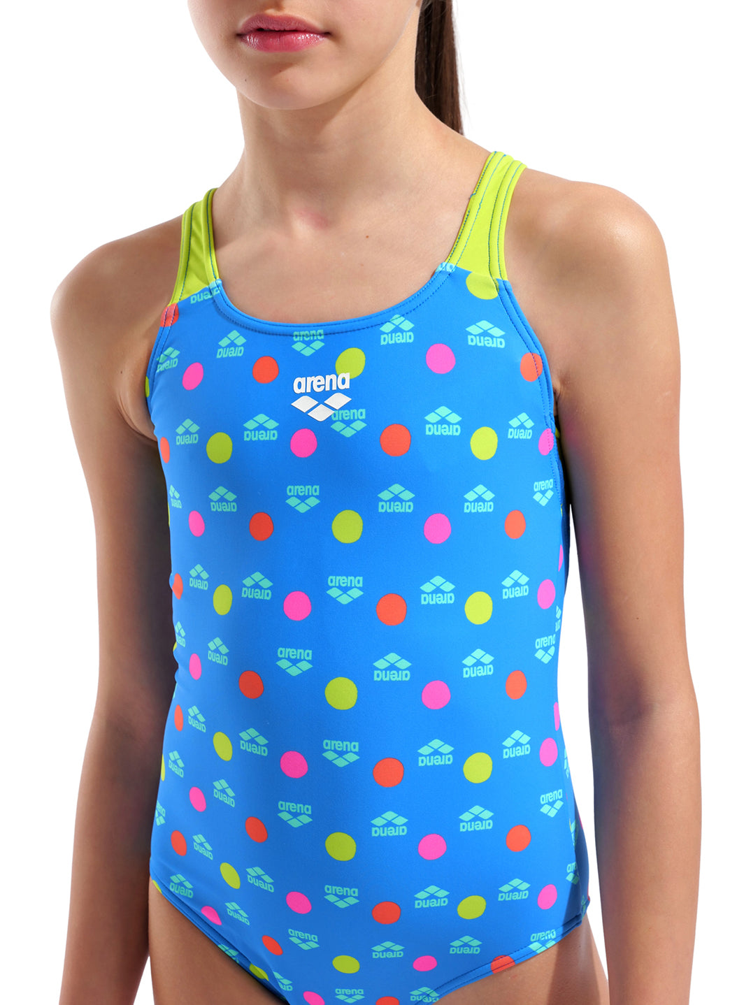 Arena Girls' Multiple Pro Racer Back One Piece Swimsuit (Little Kid, Bid Kid)、mySite、noshort
