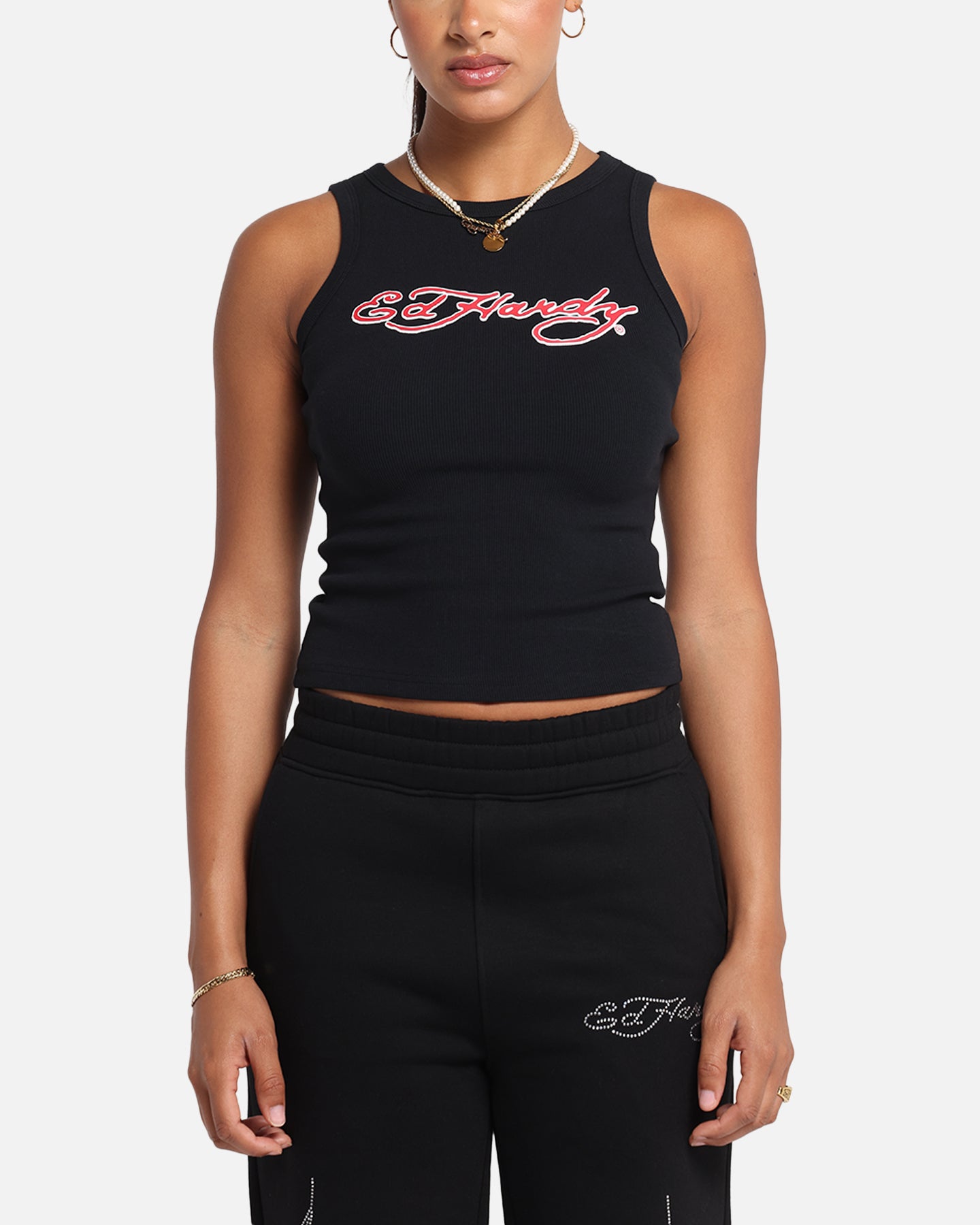 Ed Hardy Women's Tried And True Tank Black、mySite、zt4zffjzw