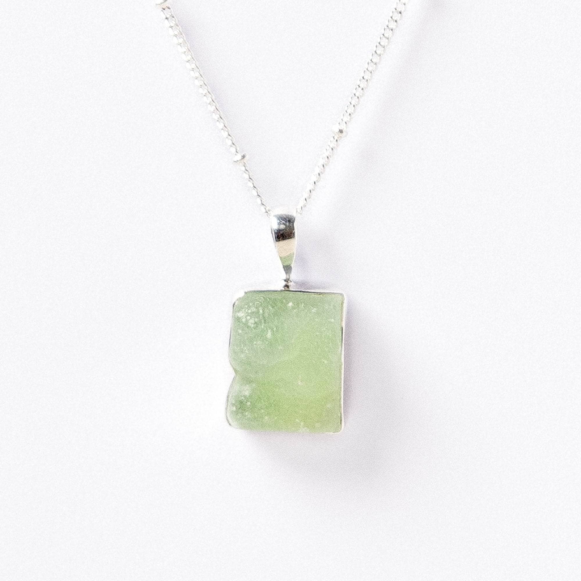 Prehnite Raw Crystal Necklace、mySite、hinf8tx79