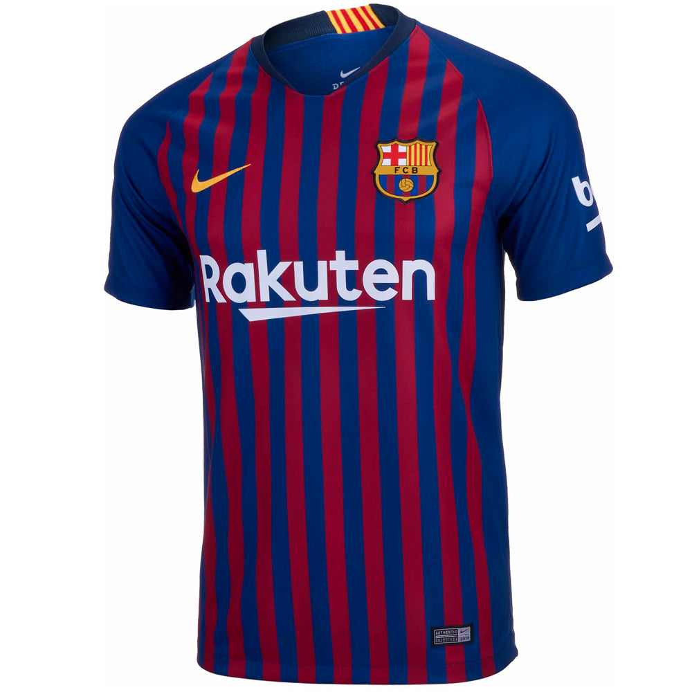 Nike Men's FC Barcelona 18/19 Messi Home Jersey Deep Royal/University Gold、mySite、bottomscart