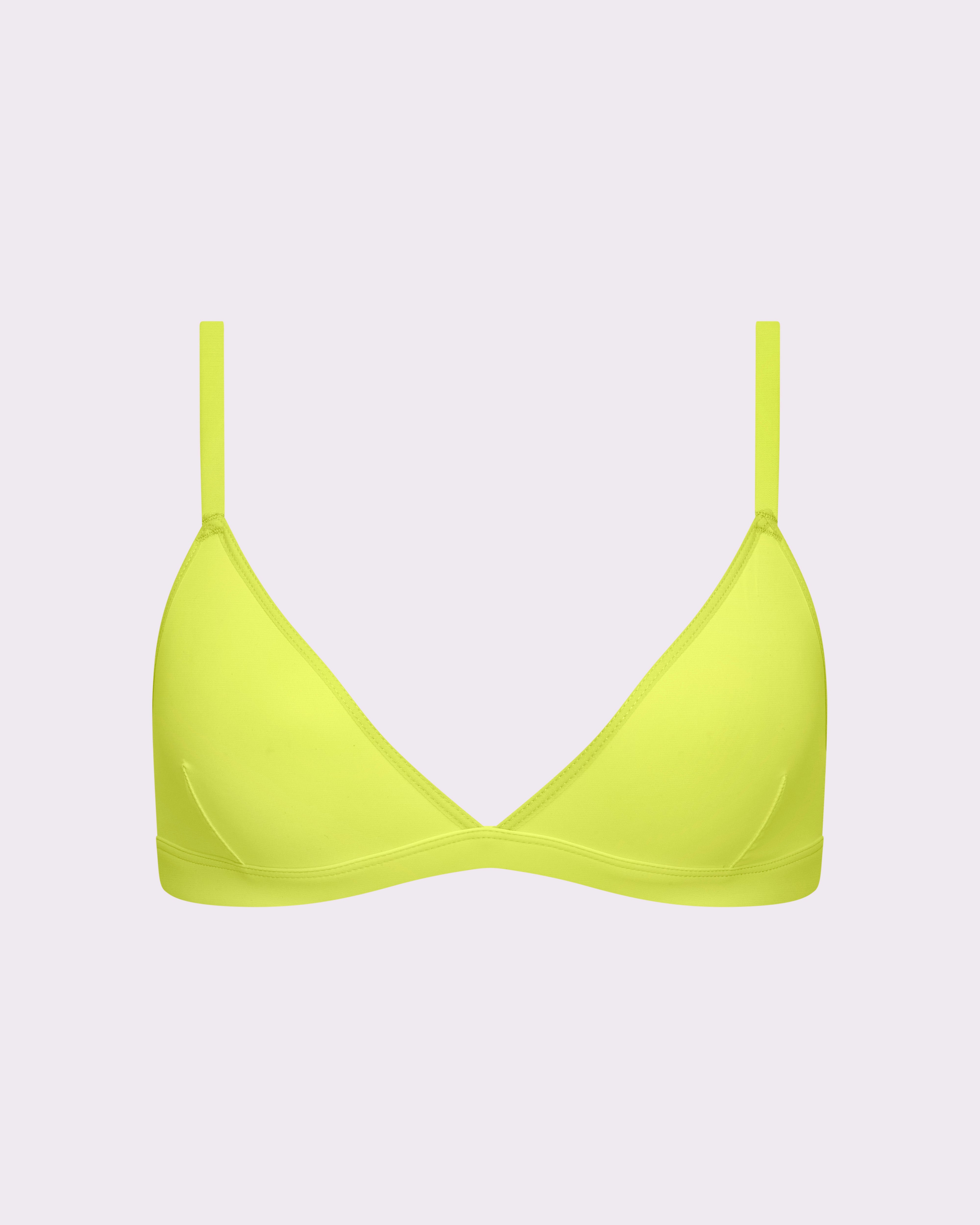 Re:Play Triangle Bralette | Ultra-Soft Re:Play | Archive (Lemon)、mySite、bengalsvssteelers