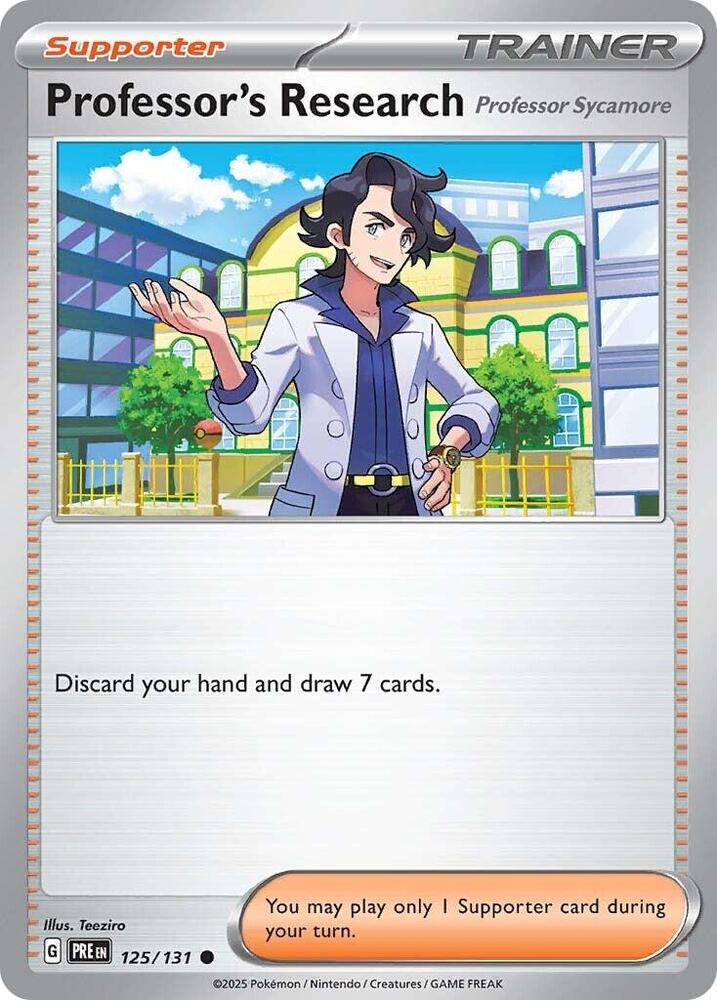 Professor's Research (125/131) Professor Sycamore Scarlet & Violet: Prismatic Evolutions、mySite、waistdrama