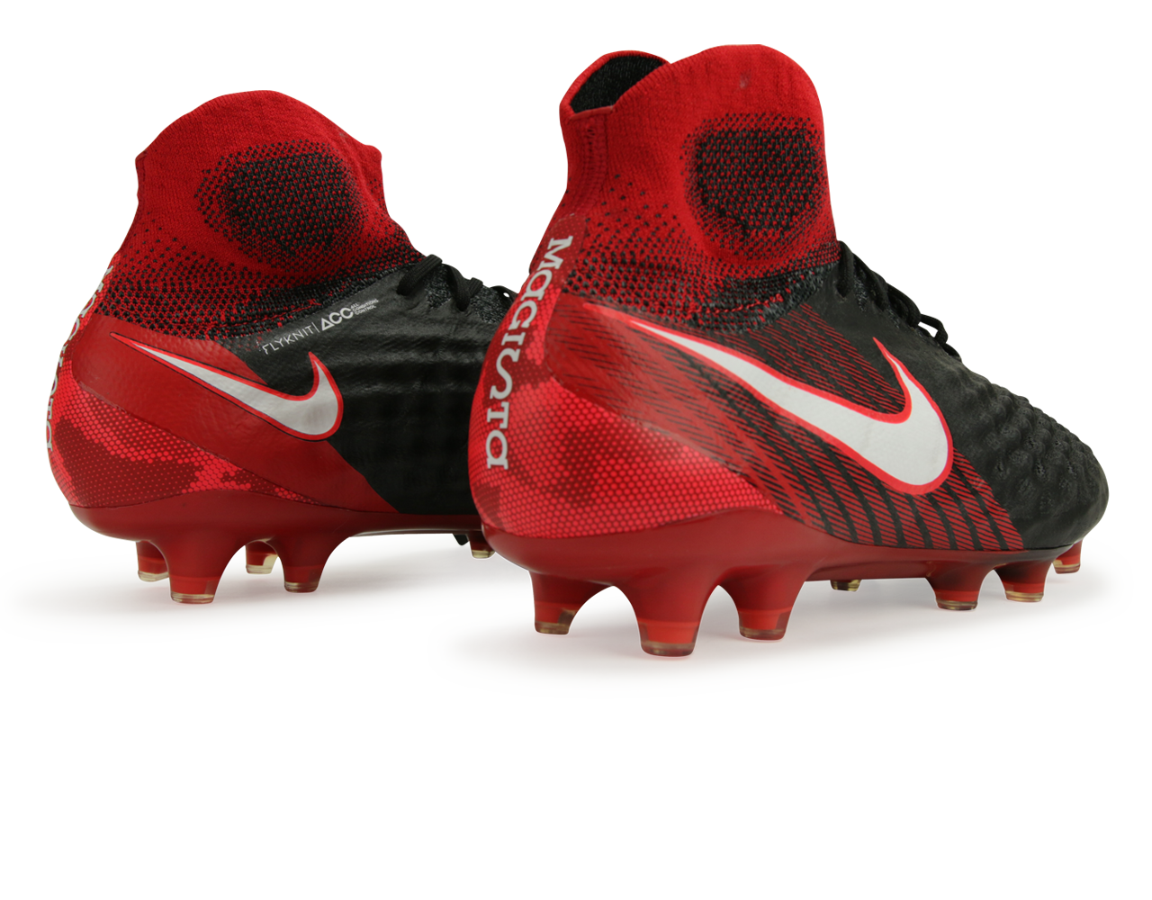 Nike Men's Magista Obra II FG Black/White/University Red、mySite、noshort