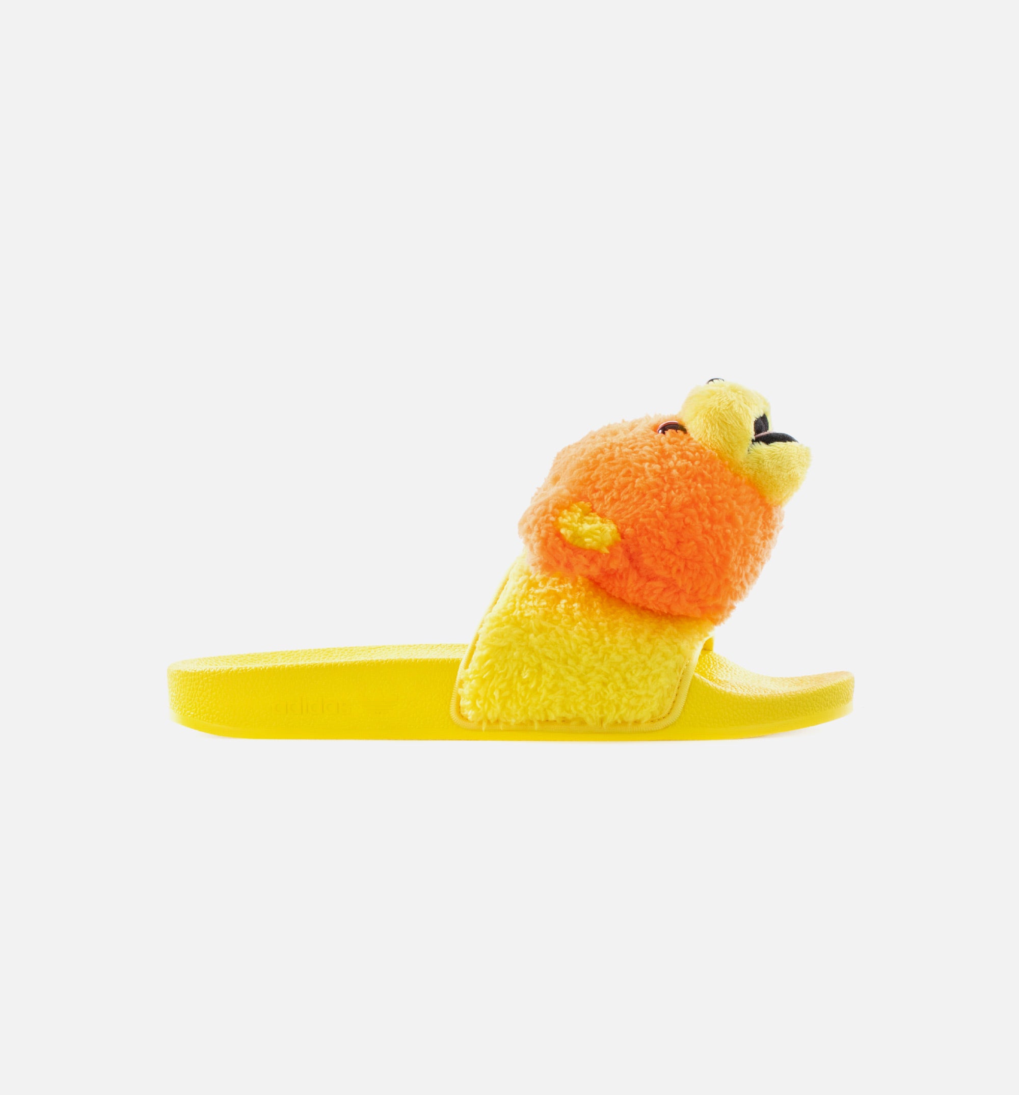 Jeremy Scott Teddy Adilette Mens Sandal - Orange/Yellow、mySite、dreamappss
