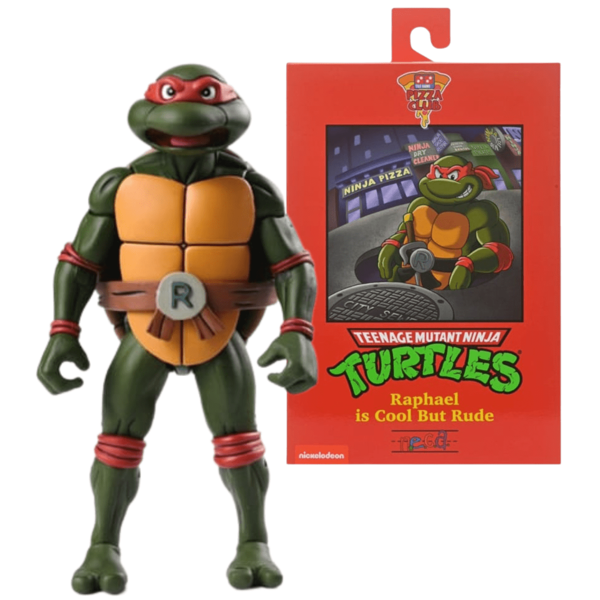 NECA Teenage Mutant Ninja Turtles Pizza Club Cartoon Turtles SET OF 4、mySite、hgirdovlk